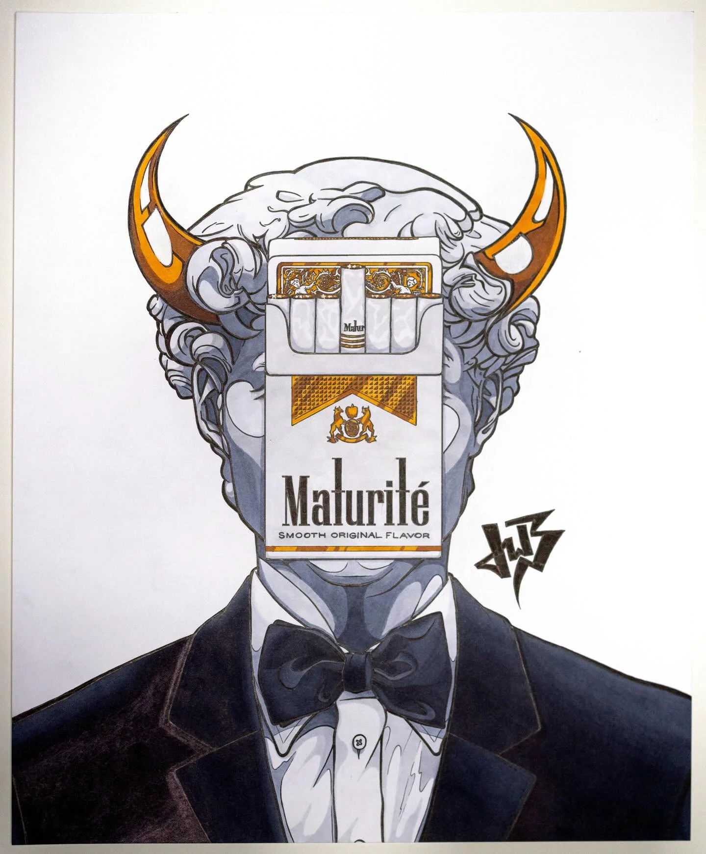 Maturit&eacute; (2024)
14 x 17&rdquo;

Made this a couple years ago and realized I still hadn&rsquo;t shared it. Still pretty proud of it. 

How do we deal with the knowledge and temptations that come with maturity?

I&rsquo;ll be sharing much more r