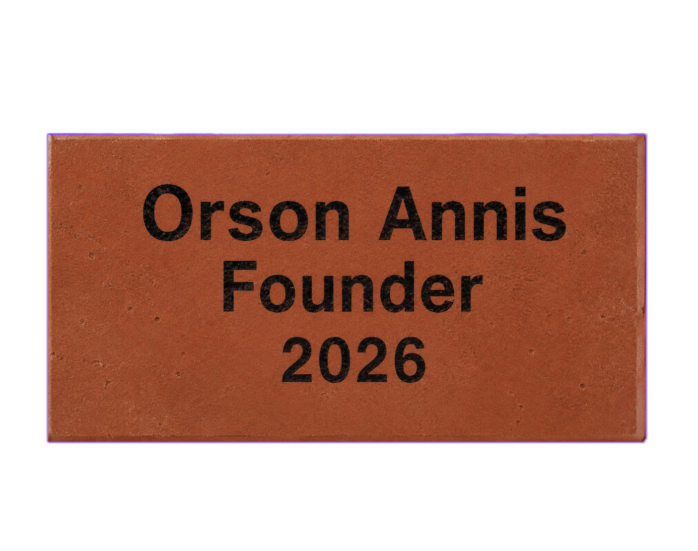 Personalized Engraved Brick