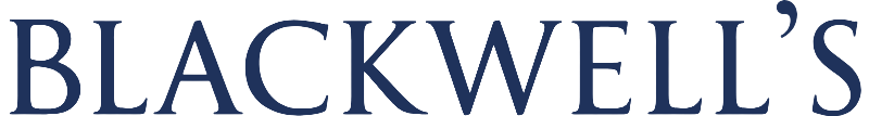 Blackwell's logo in navy blue text.