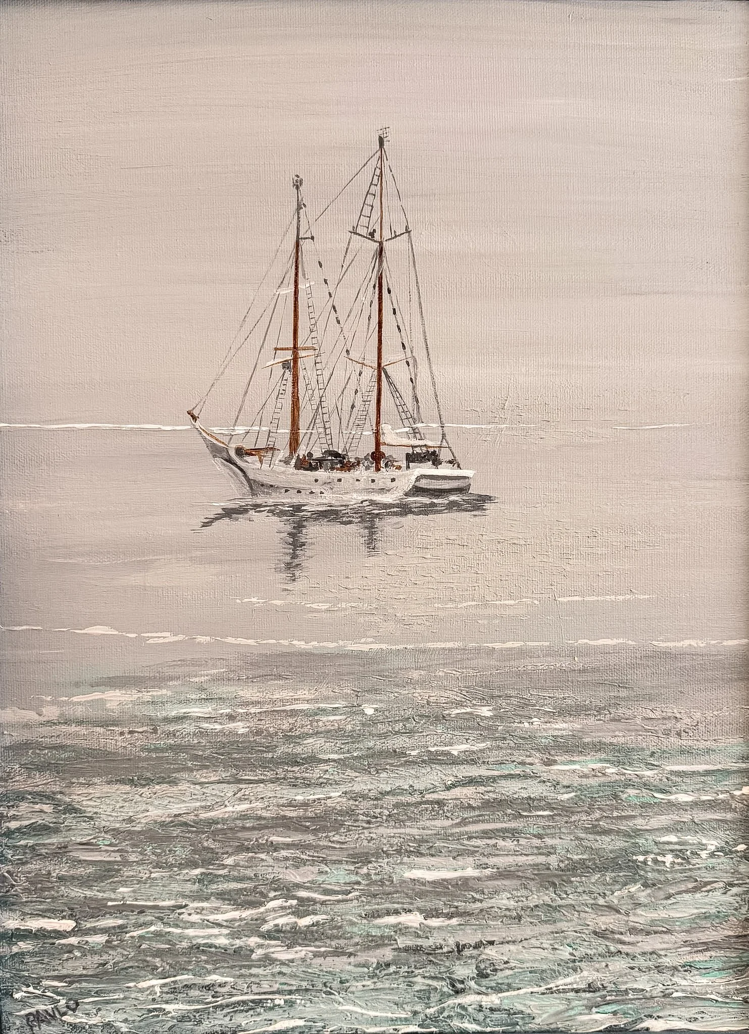 Quiet Harbor / Oil / 16 x 12 in.