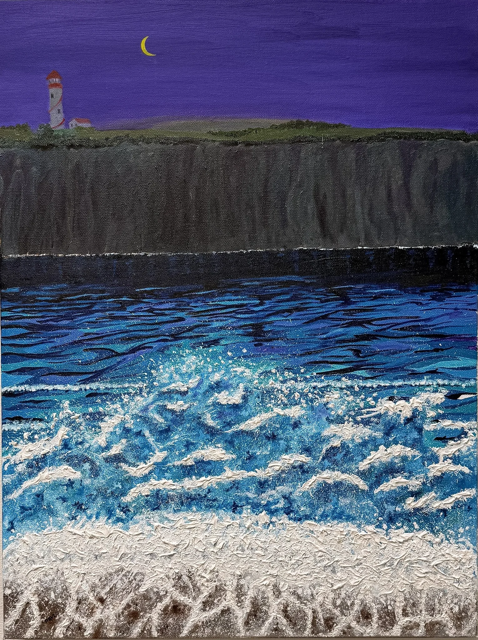 Purple Shades / Oil
