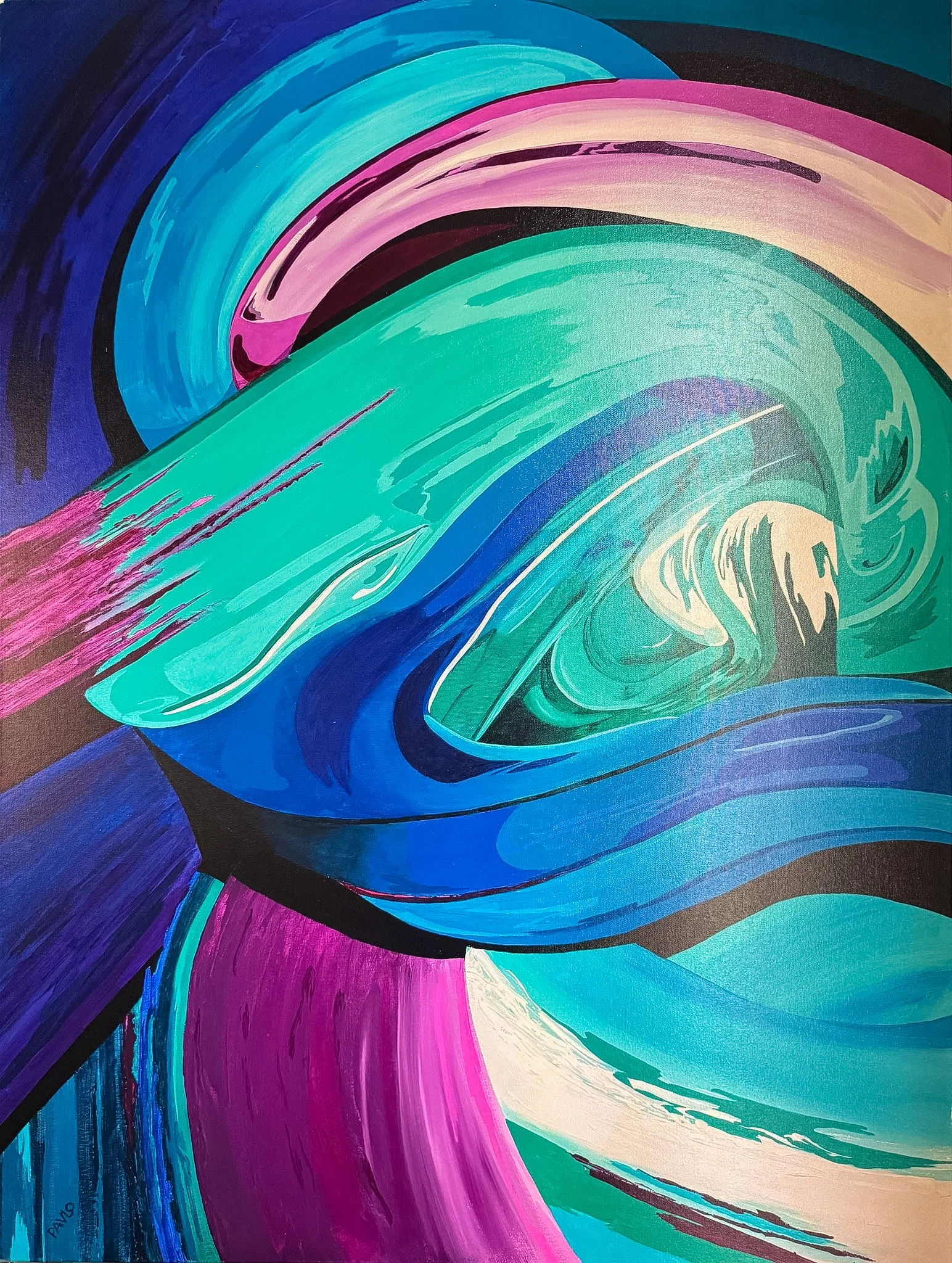 A Passion for Purple / Oil