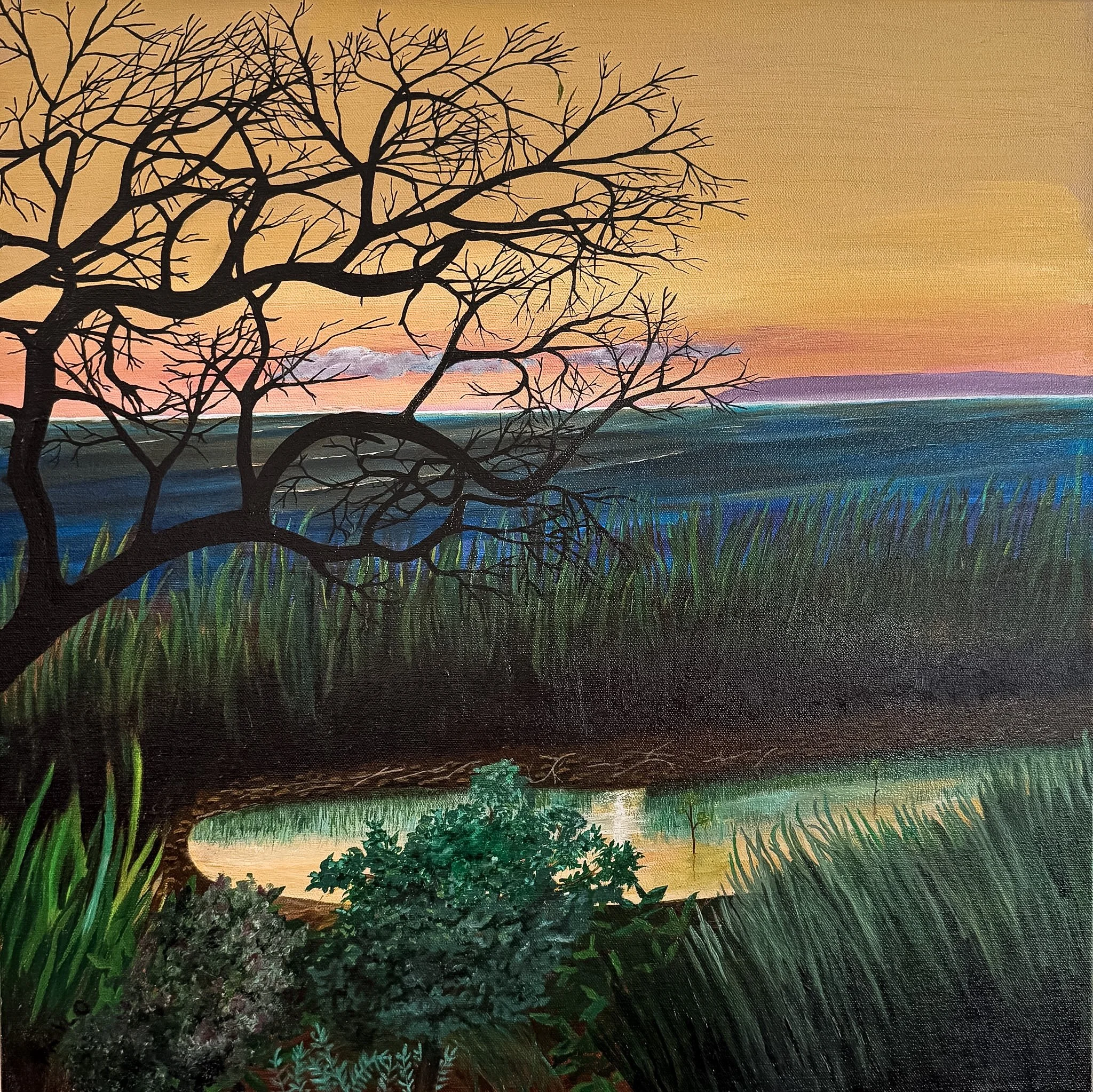 Last Leaf / Oil / 24 x 24 in.