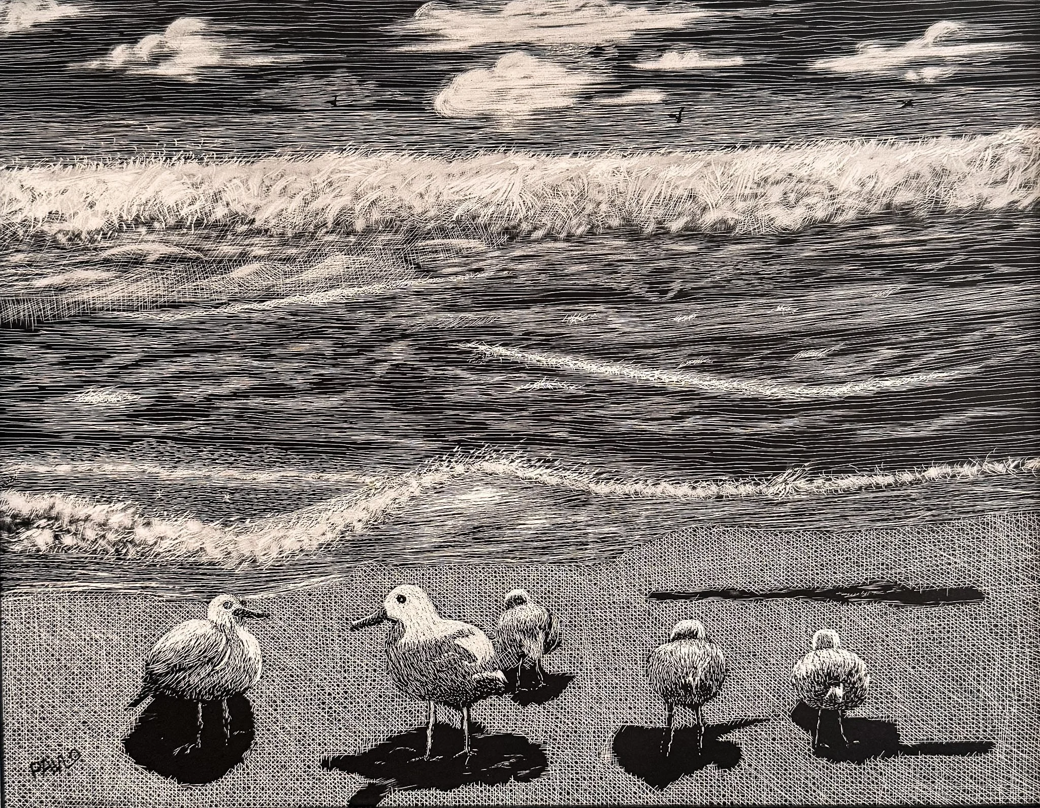 Untitled Etching 2 / Clayboard