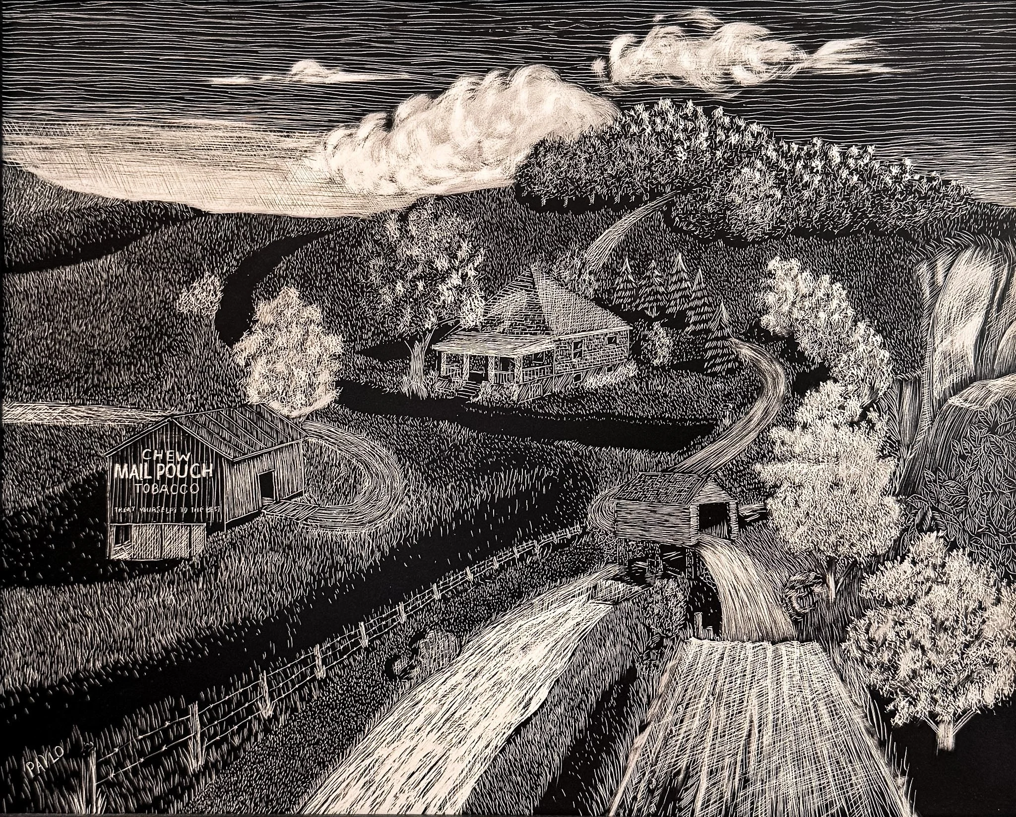 Untitled Etching 10 / Clayboard