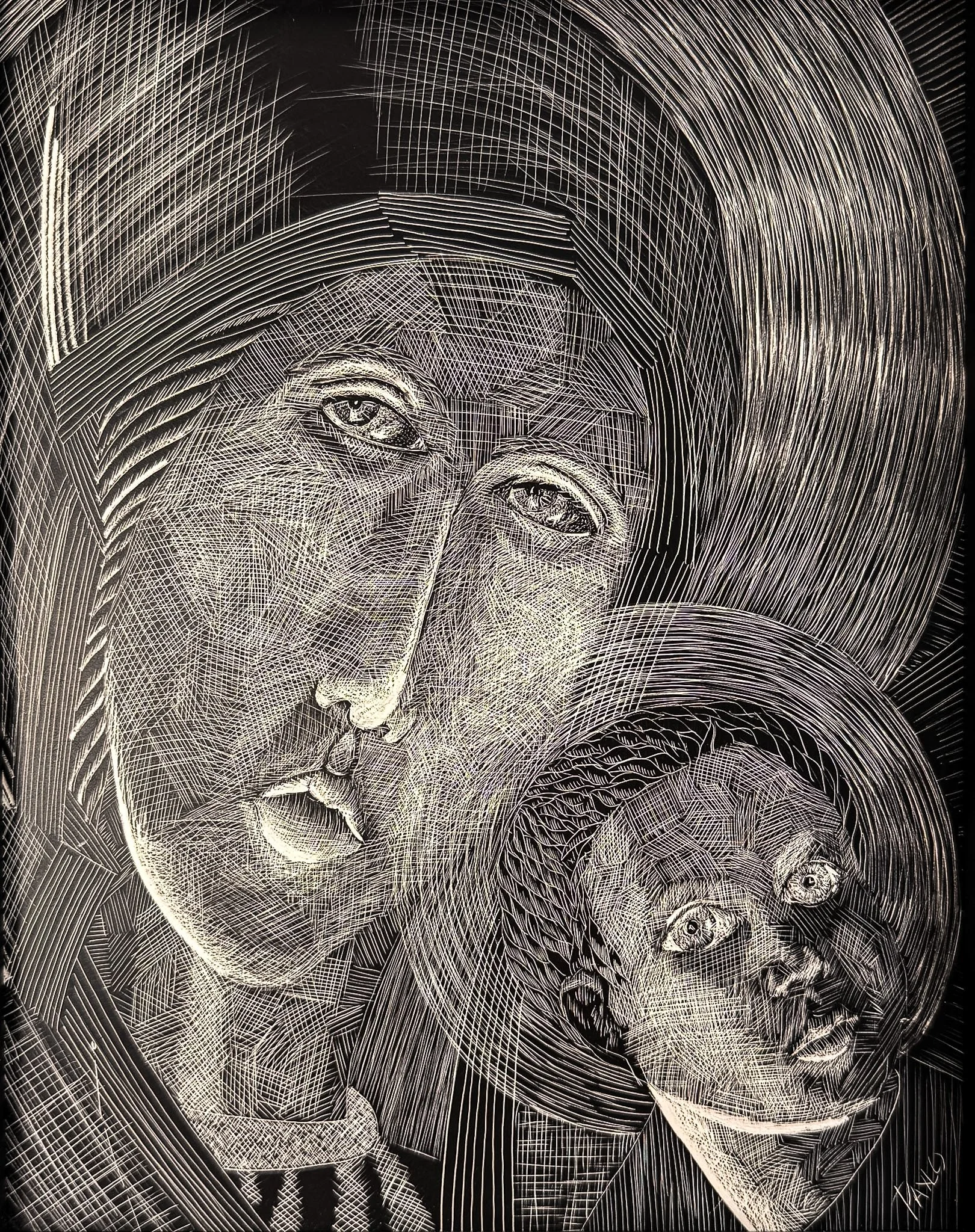Madonna and Child / Clayboard