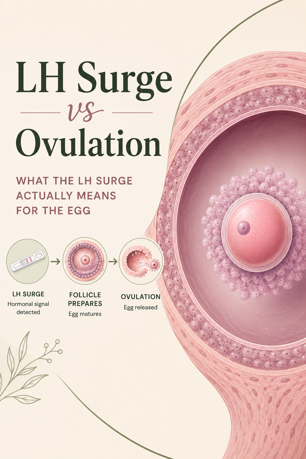 LH Surge vs Ovulation: What the LH Surge Actually Means for the Egg