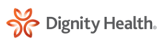 Dignity Health logo with an orange stylized flower icon and the company name