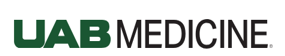 UAB Medicine logo with 'UAB' in green and 'MEDICINE' in black.