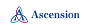 The image displays the logo of Ascension, featuring a stylized purple and blue symbol and the word 'Ascension' in blue text.