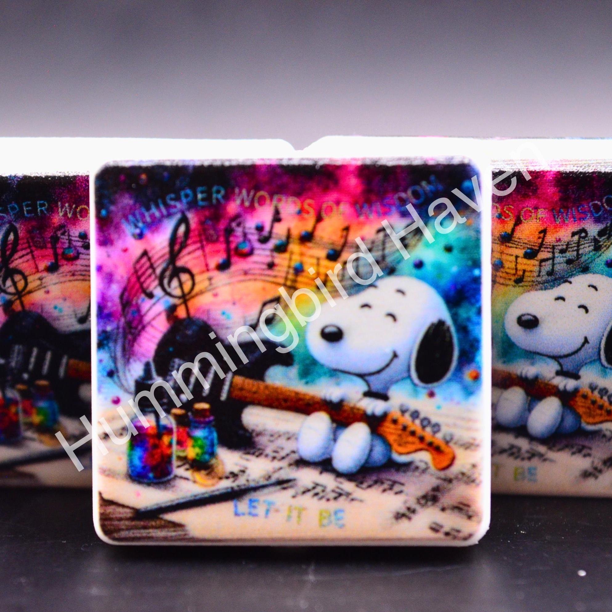 Let It Be • Peace Music Dog Focal Bead • Double-Sided • (Shop-Exclusive)