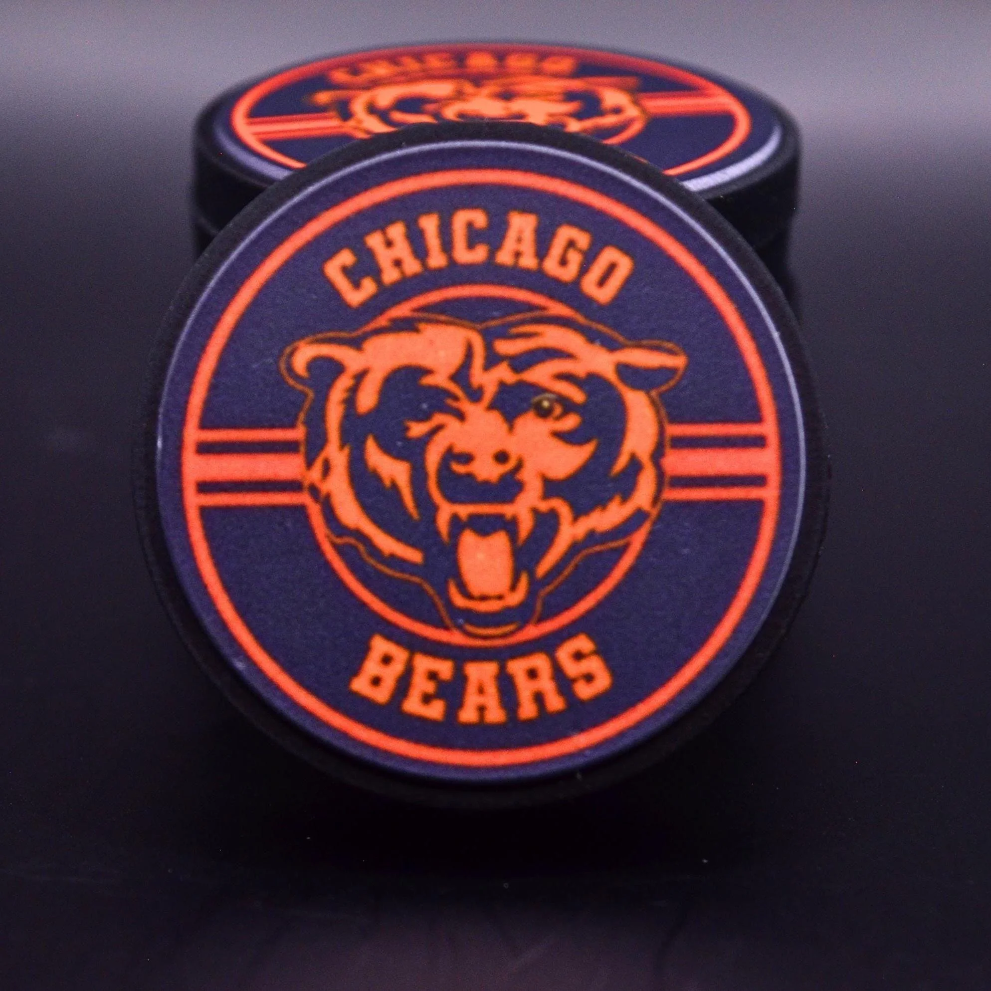 Football Fan Silicone Focal Beads • Team Color Inspired Sports DIY Craft Supply • Choose Style