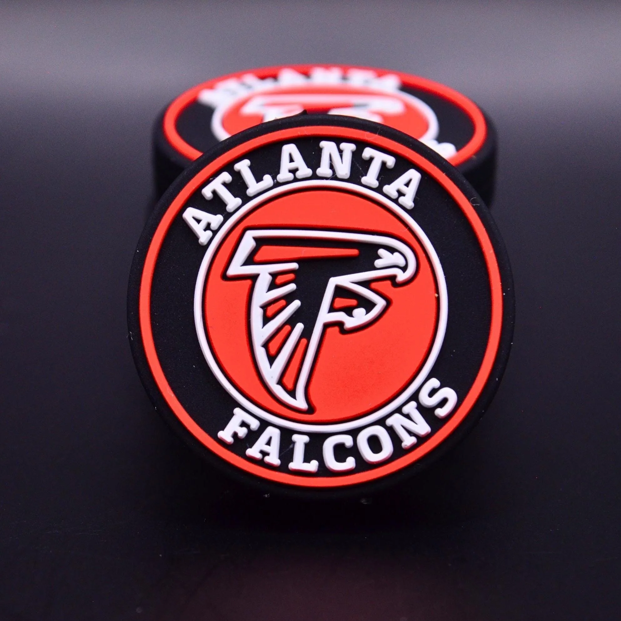 Football Fan Silicone Focal Beads • Team Color Inspired Sports DIY Craft Supply • Choose Style