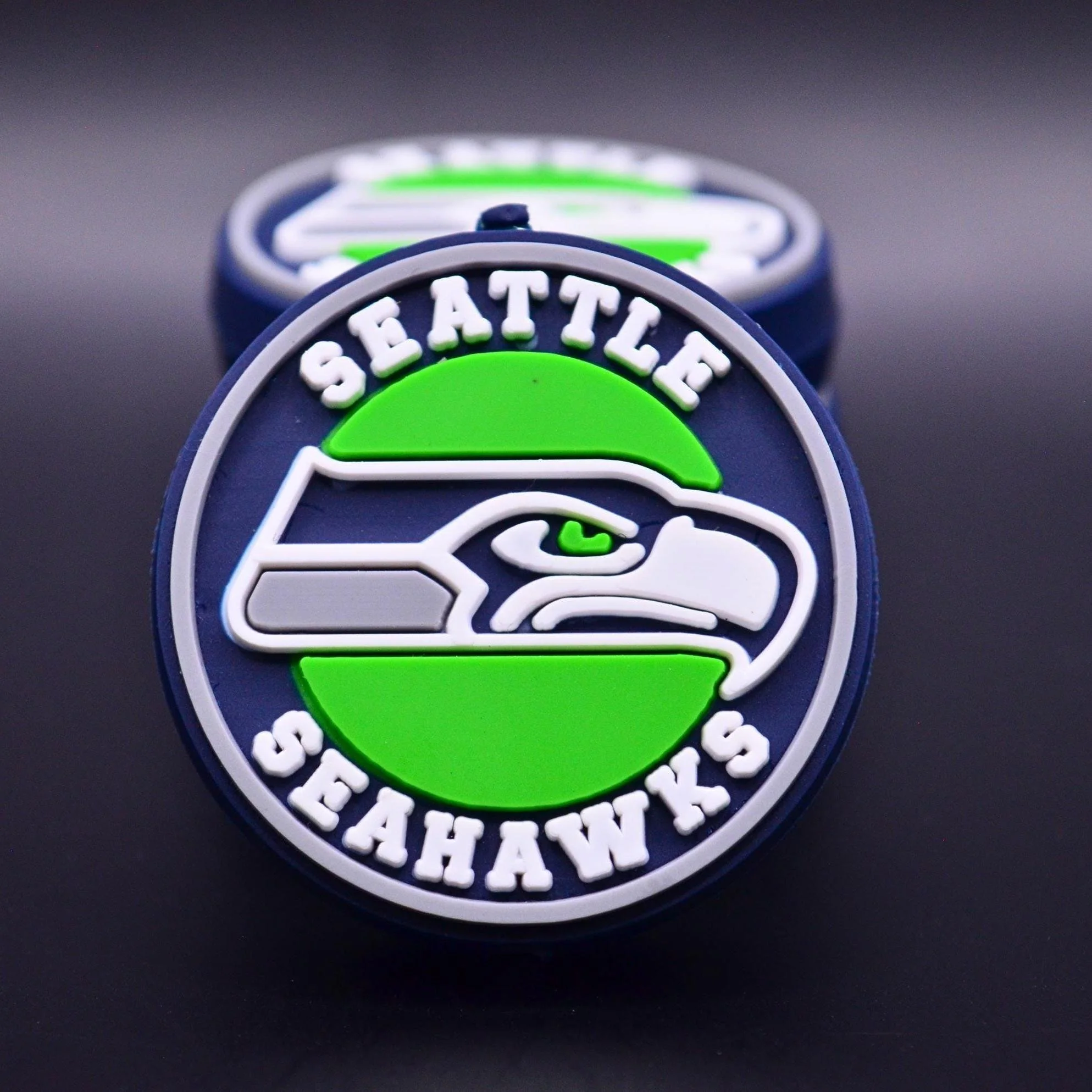 Football Fan Silicone Focal Beads • Team Color Inspired Sports DIY Craft Supply • Choose Style