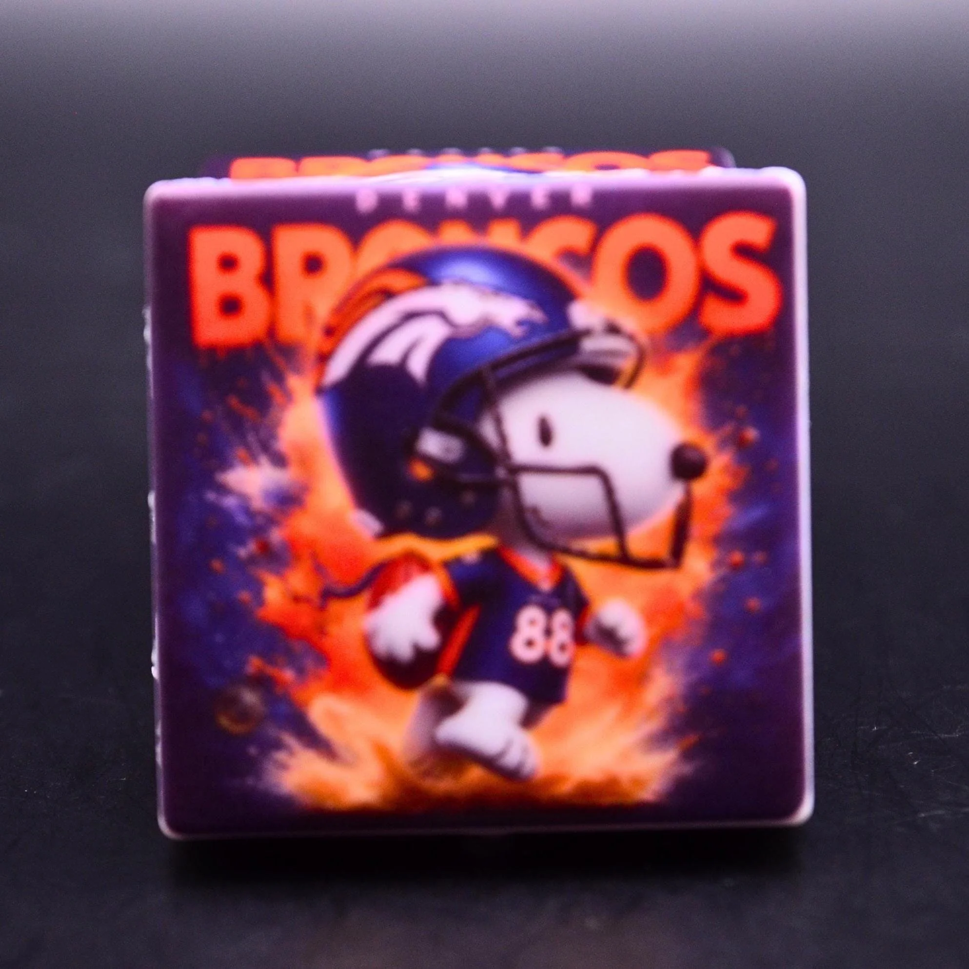 AFC Sports Team Player Focal Bead • Double-Sided • Custom Team Choice • 1pc