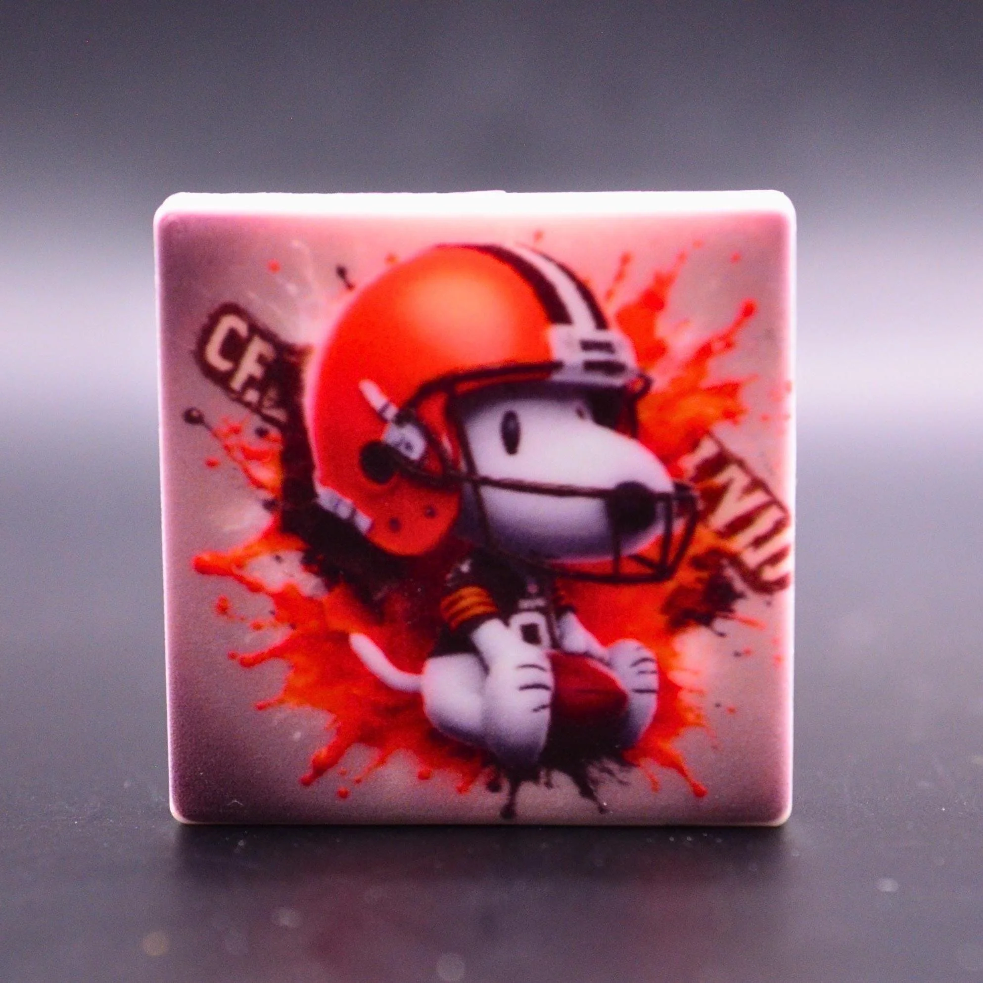 AFC Sports Team Player Focal Bead • Double-Sided • Custom Team Choice • 1pc