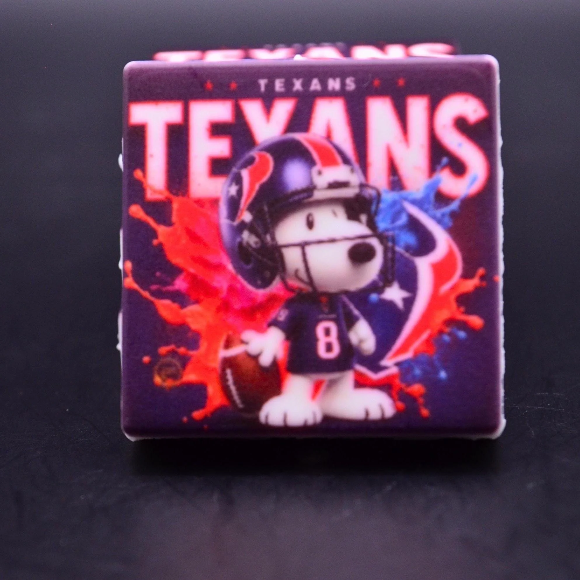 AFC Sports Team Player Focal Bead • Double-Sided • Custom Team Choice • 1pc