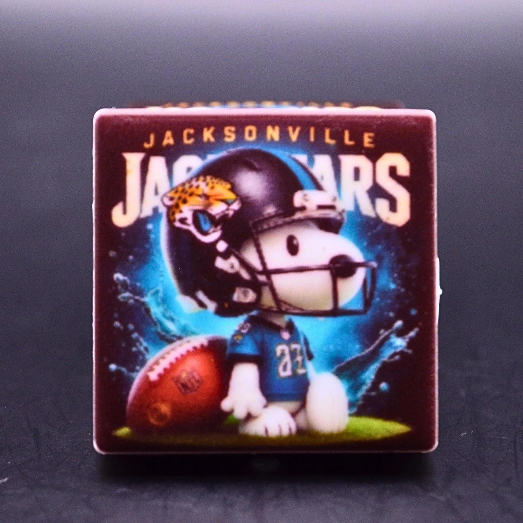 AFC Sports Team Player Focal Bead • Double-Sided • Custom Team Choice • 1pc
