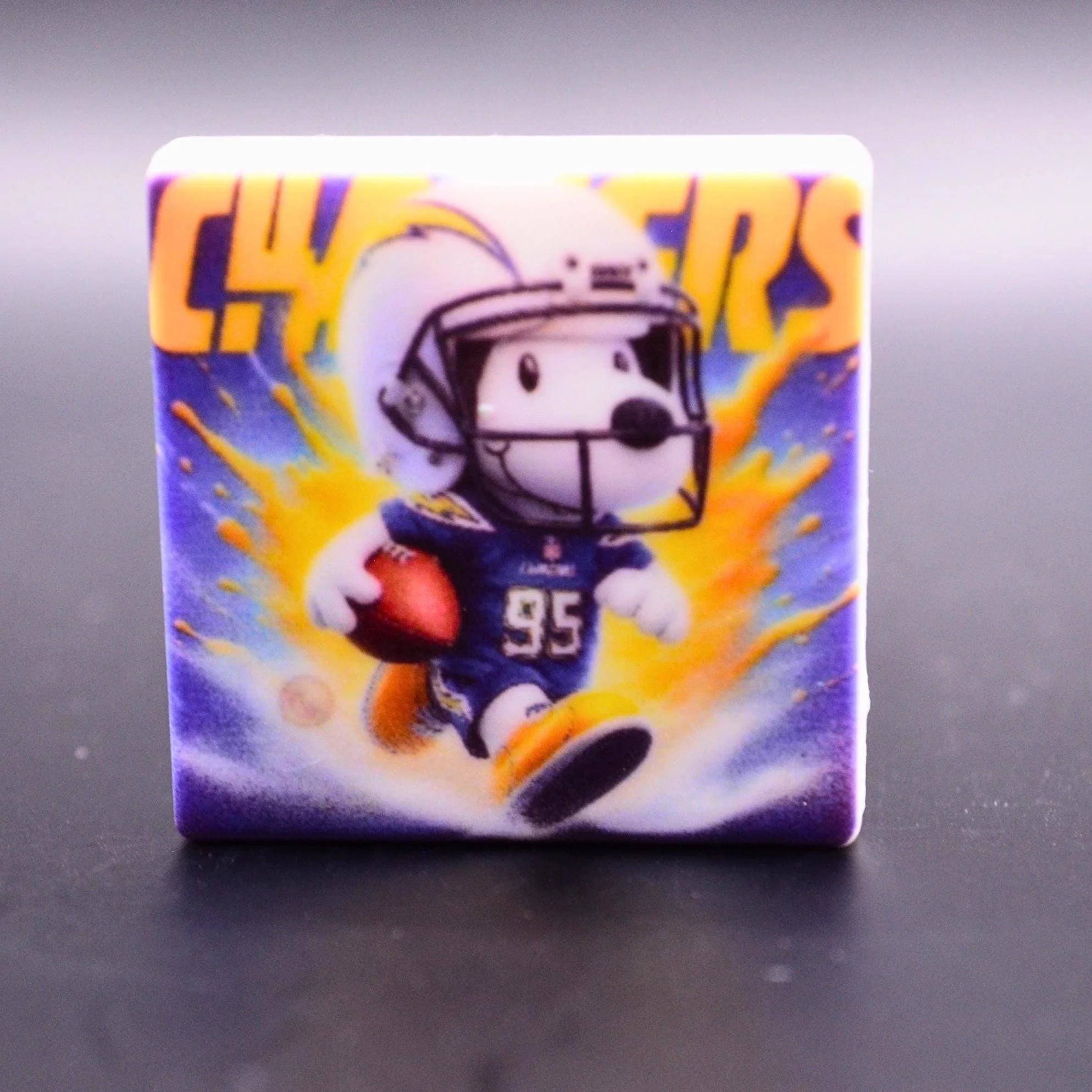 AFC Sports Team Player Focal Bead • Double-Sided • Custom Team Choice • 1pc