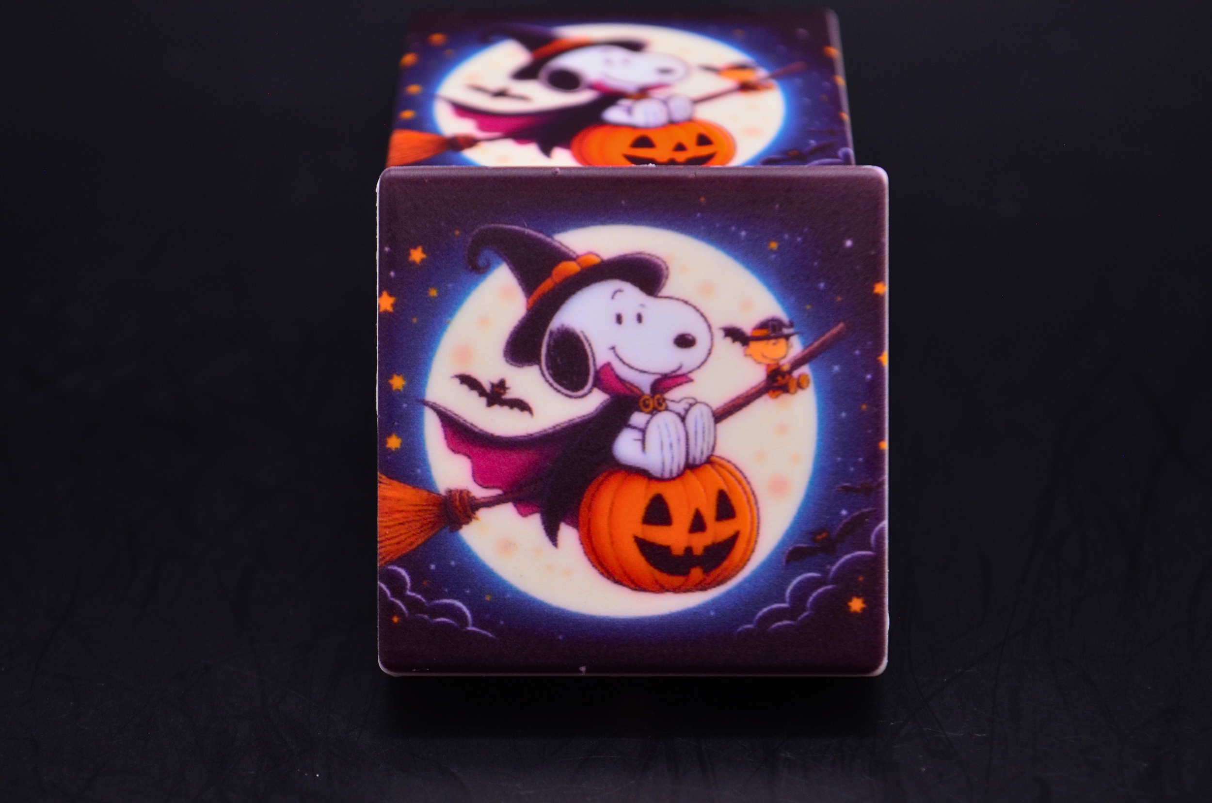 Halloween Silicone Focal Bead Ghost & Pumpkin | 2mm Hole Chunky Statement Bead