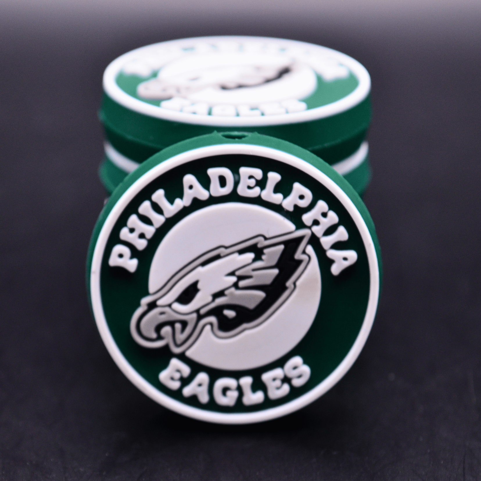 NFC Football Fan Focal Beads • Team Color Inspired Sports DIY Craft Supply • Choose Style