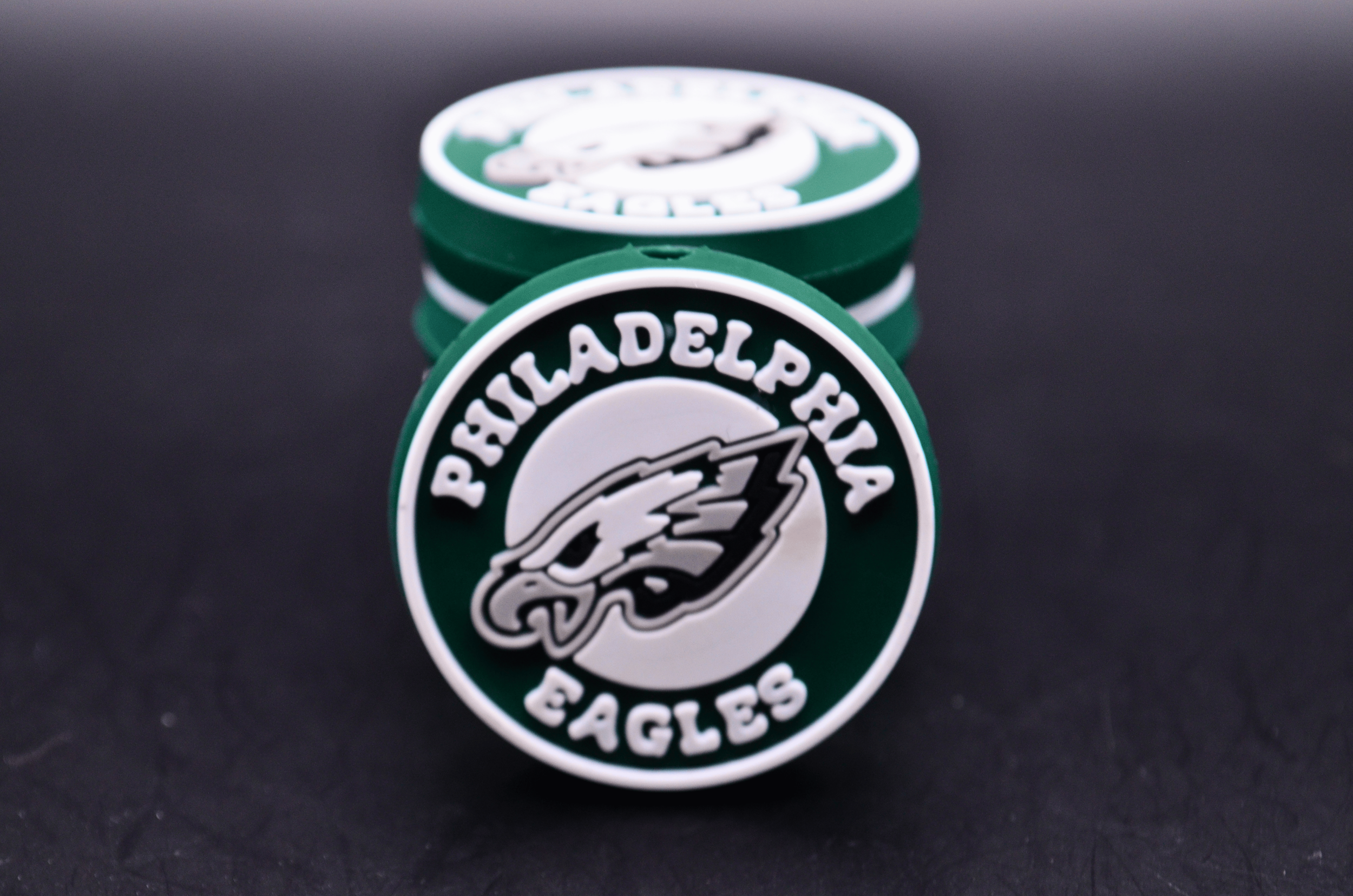 NFC Football Fan Focal Beads • Team Color Inspired Sports DIY Craft Supply • Choose Style