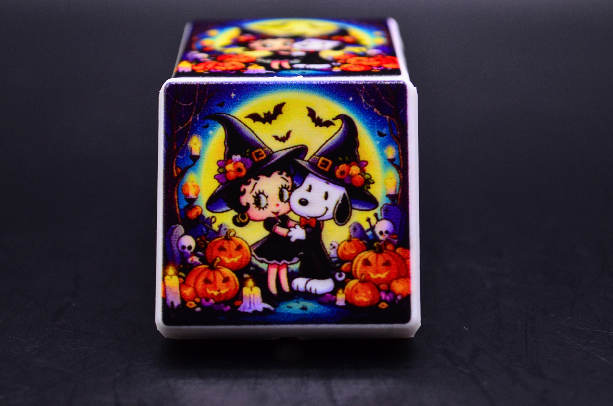 Silicone Focal Bead Halloween Witch Dog Pumpkin
