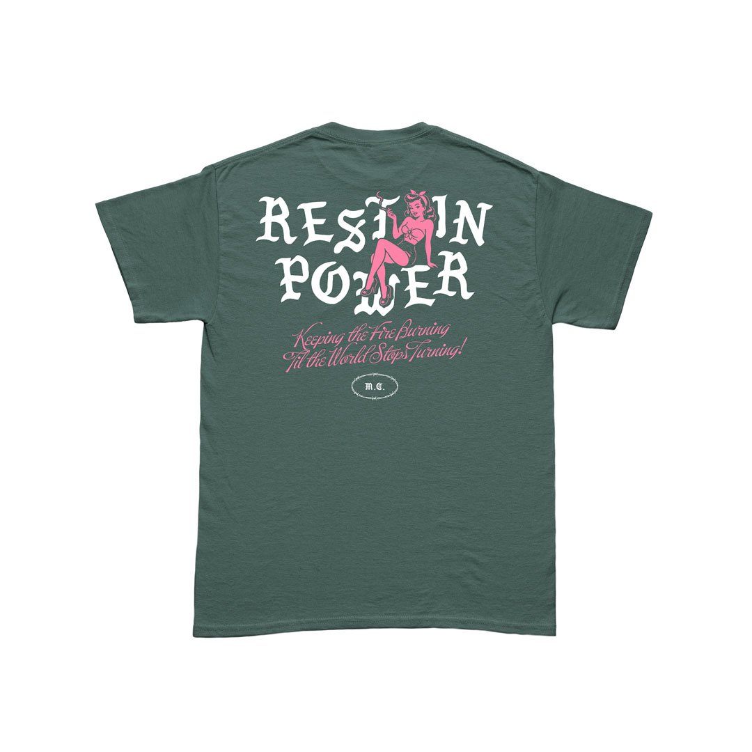 Eternal Flame Tee (Blue Spruce)