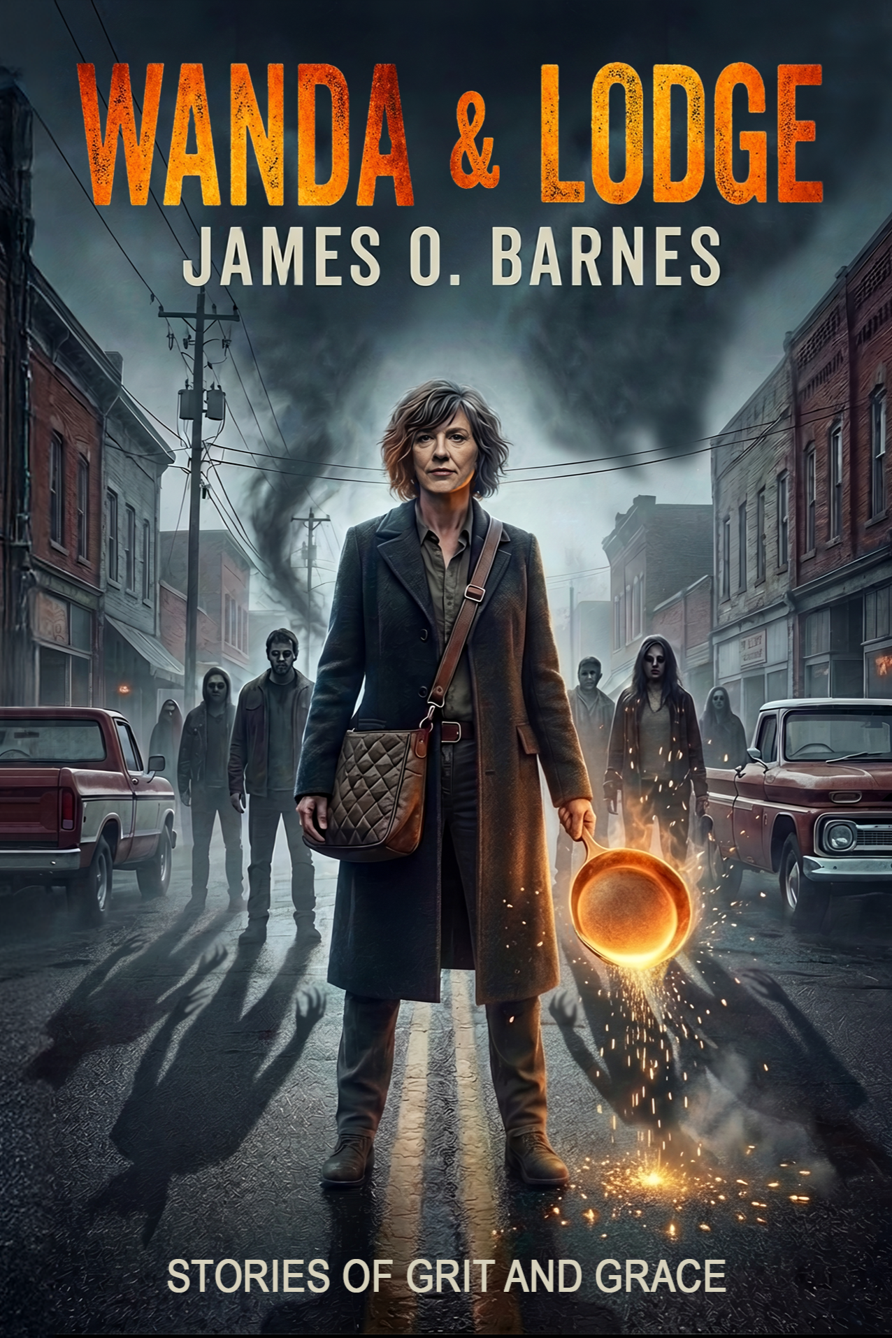 Book cover - Wanda & Lodge Wanda never asked for a weapon. What she had was a cast-iron skillet named Lodge.