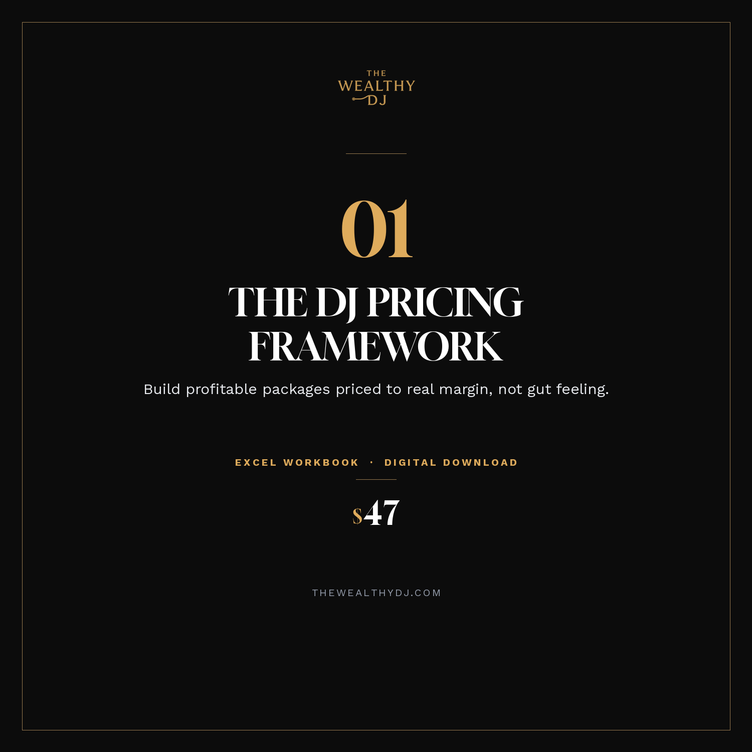 THE DJ PRICING FRAMEWORK
