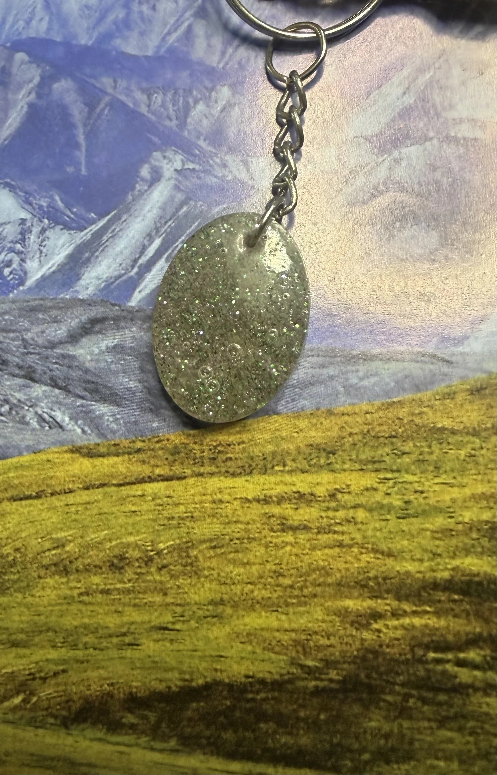 Oval Keychain