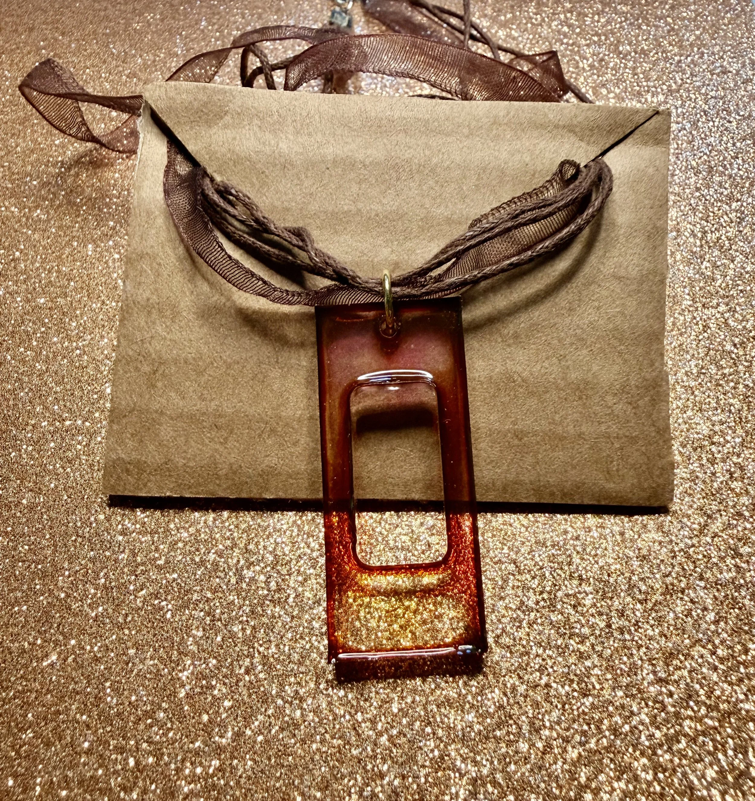 Red Rectangle necklace