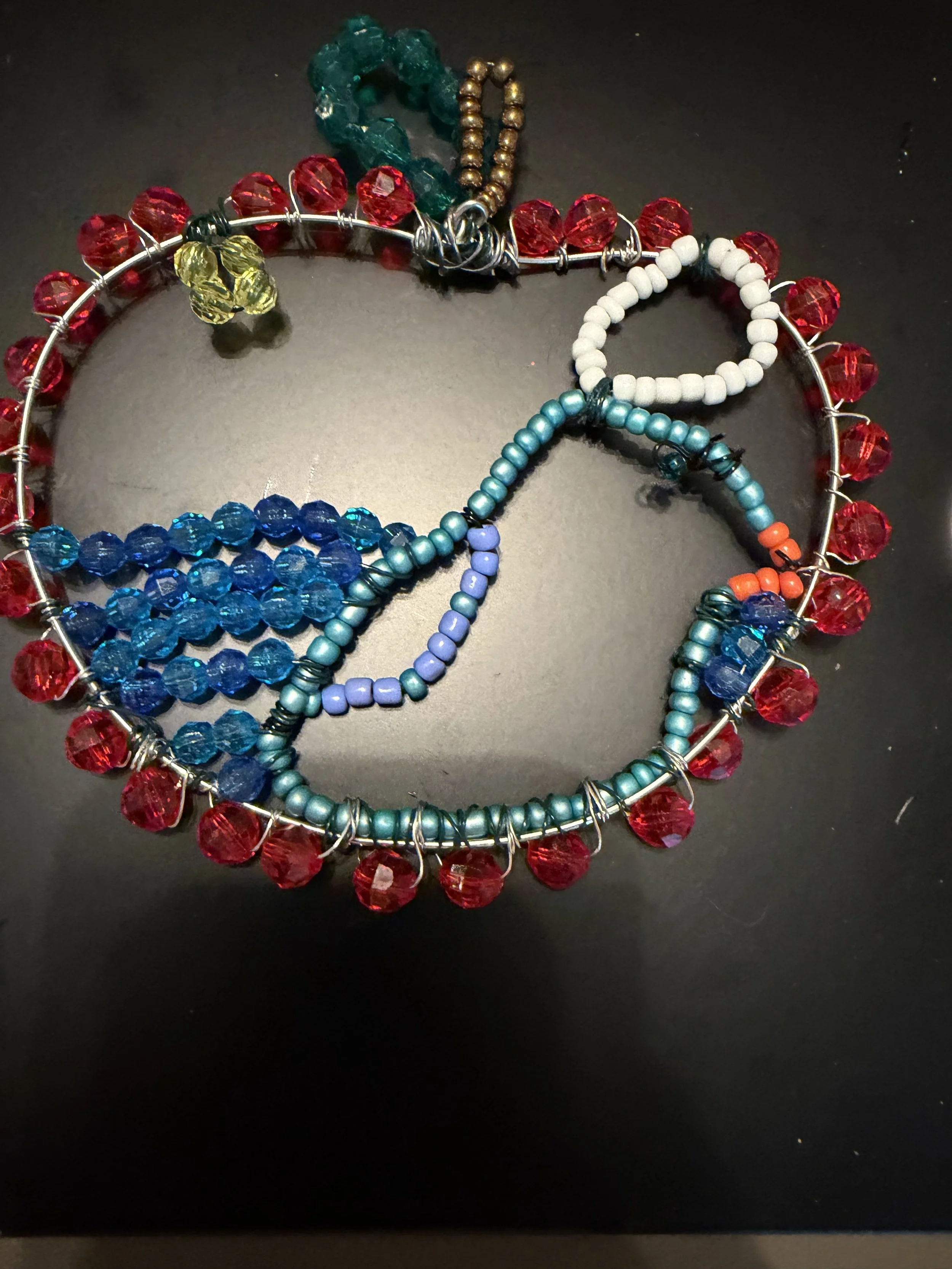 Large Apple Bead Scene