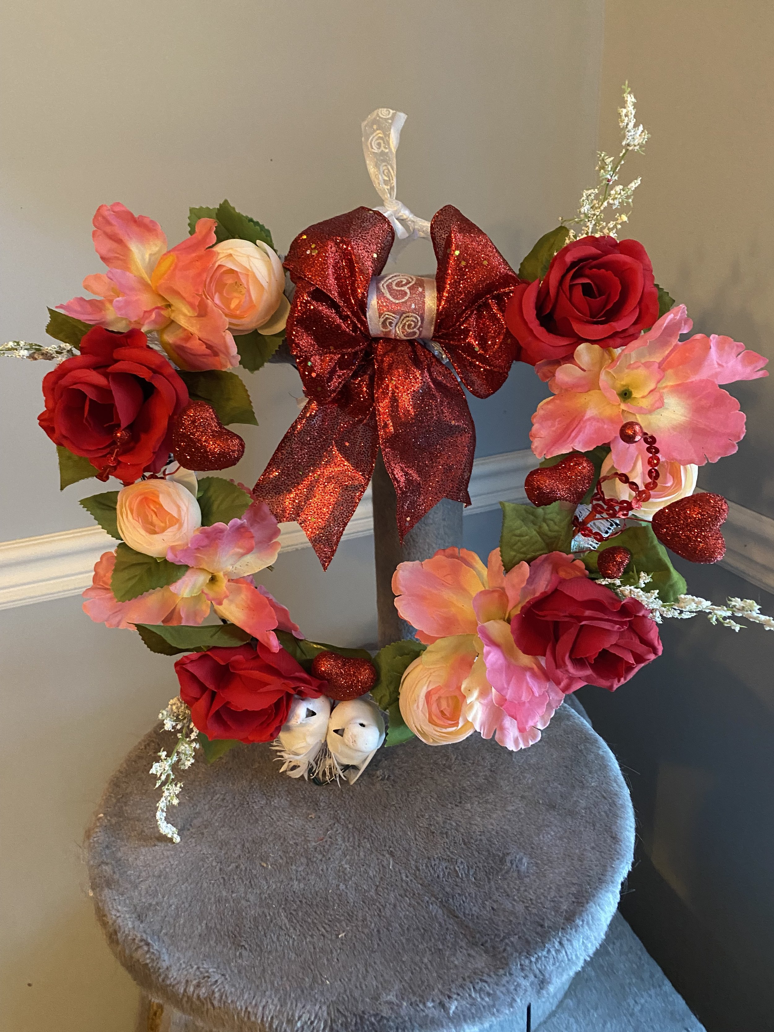 Red Rose Wreath