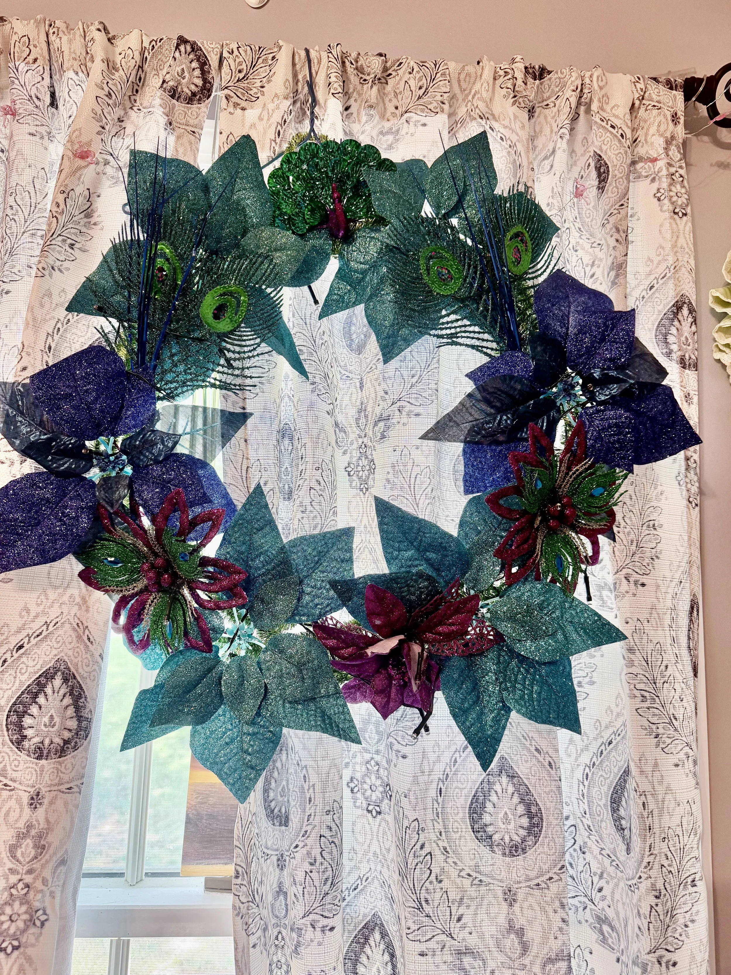 Peacock Wreath