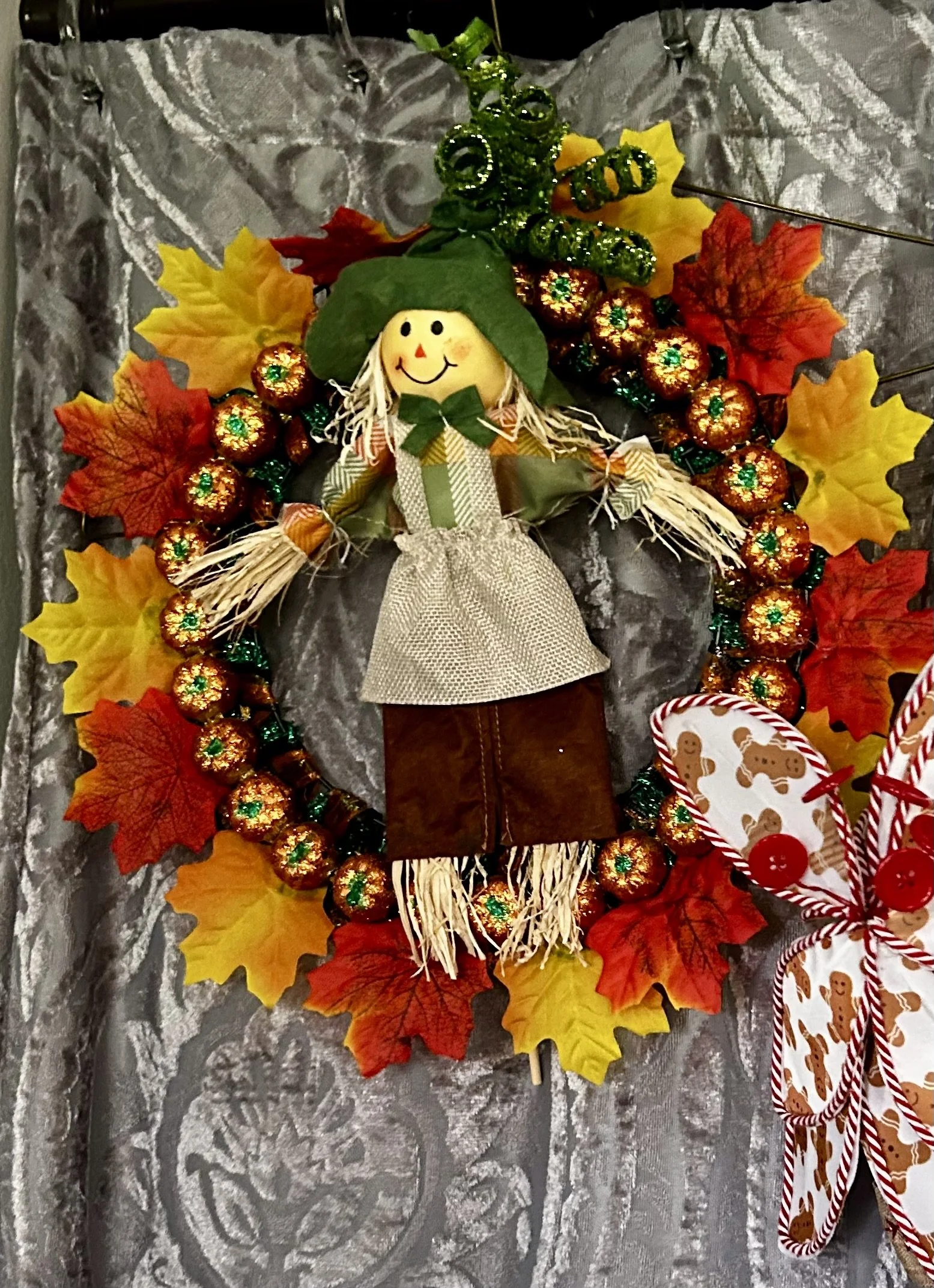 Scarecrow wreath