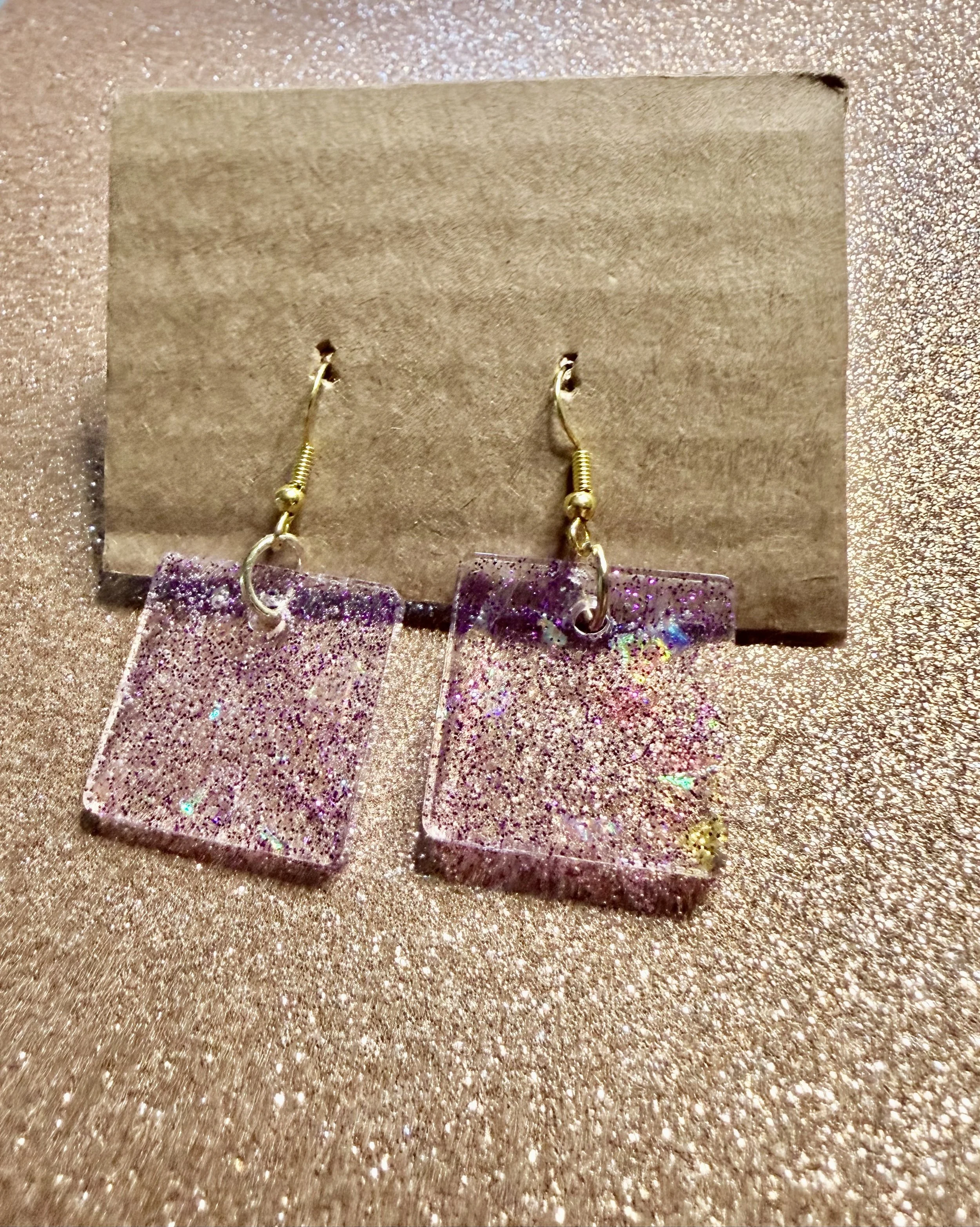 Small Square Earrings