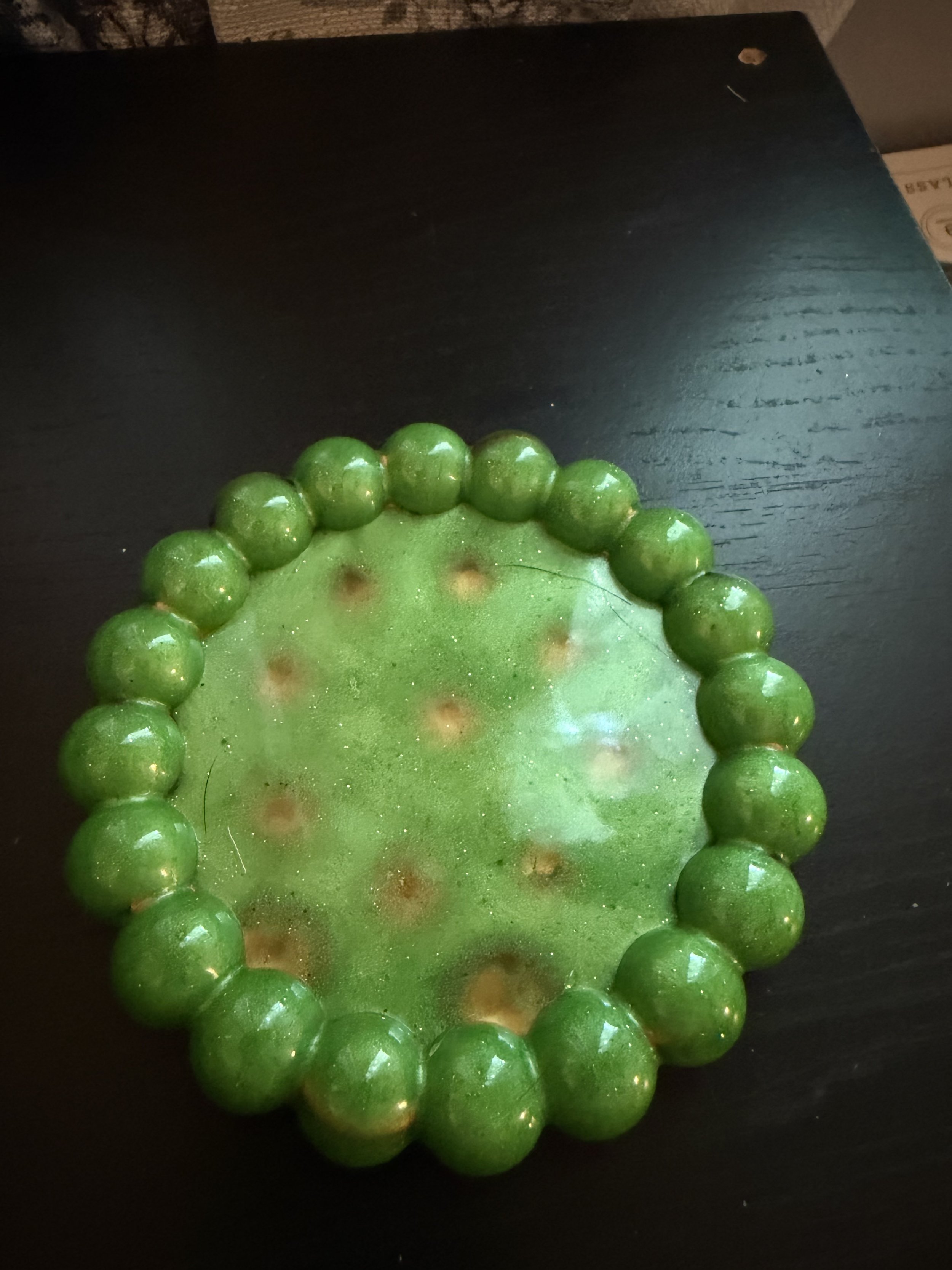 Green Bubble Coaster