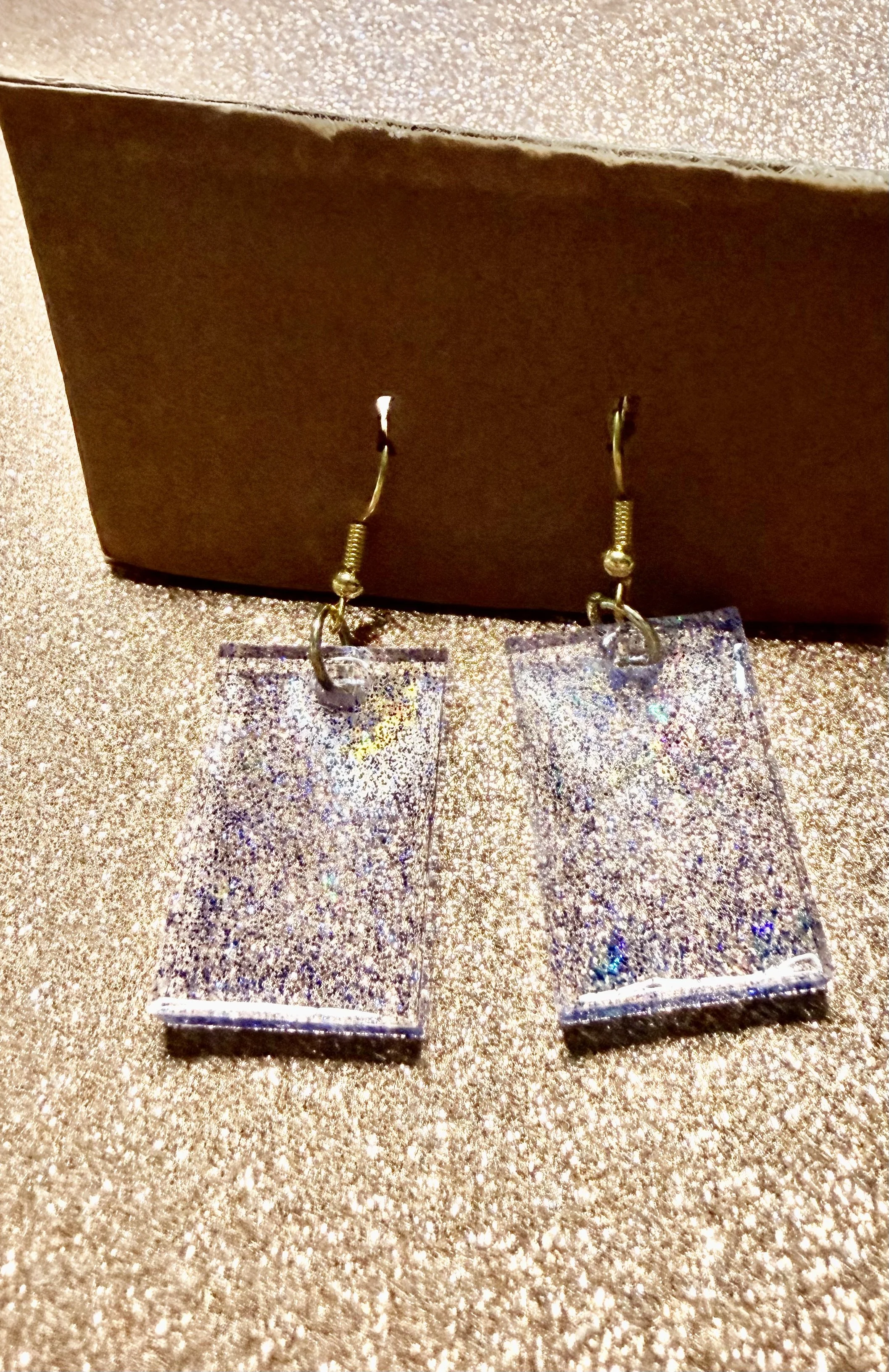 Small Rectangle Earrings