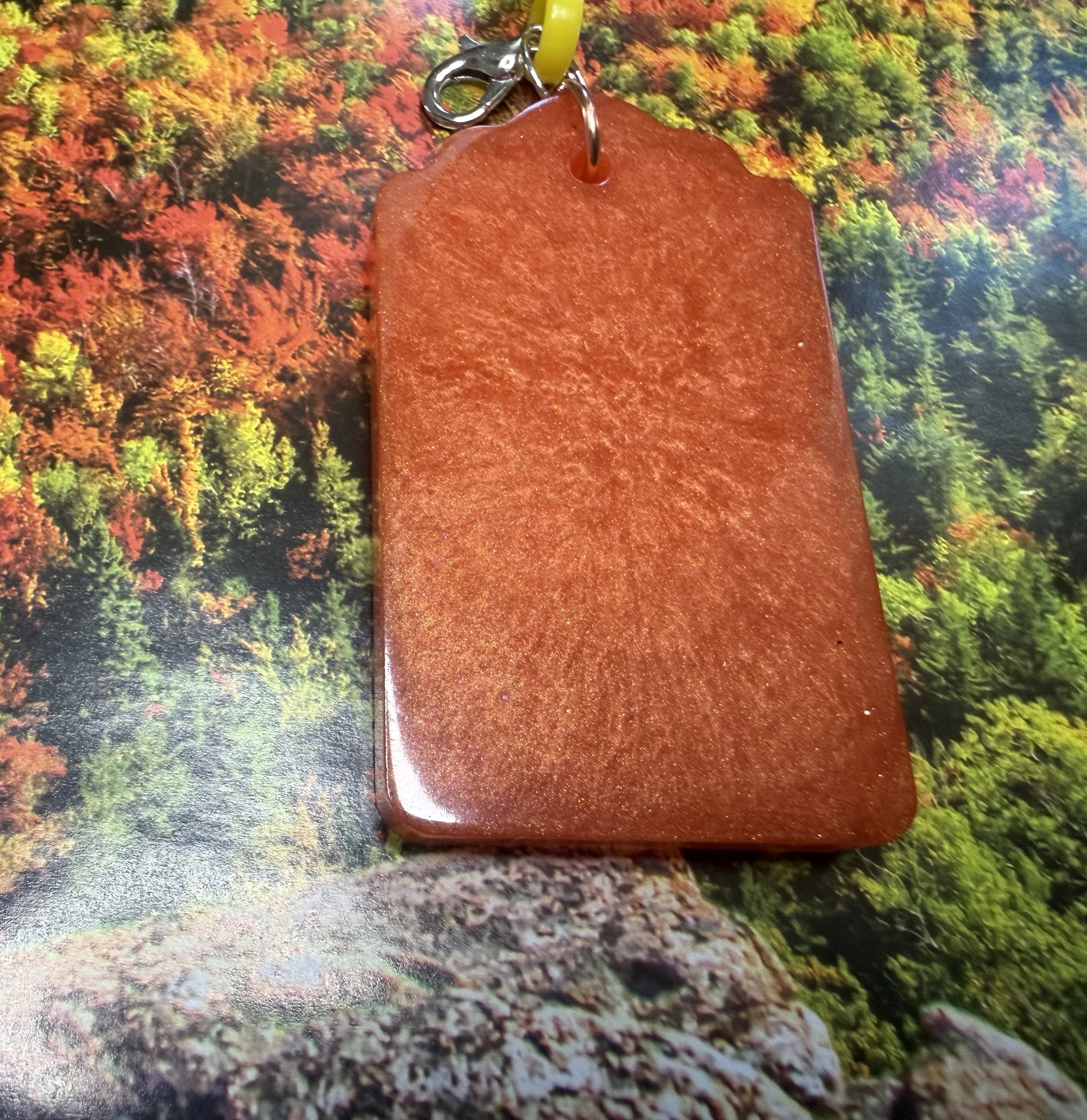 Decorative Rectangle Keychain