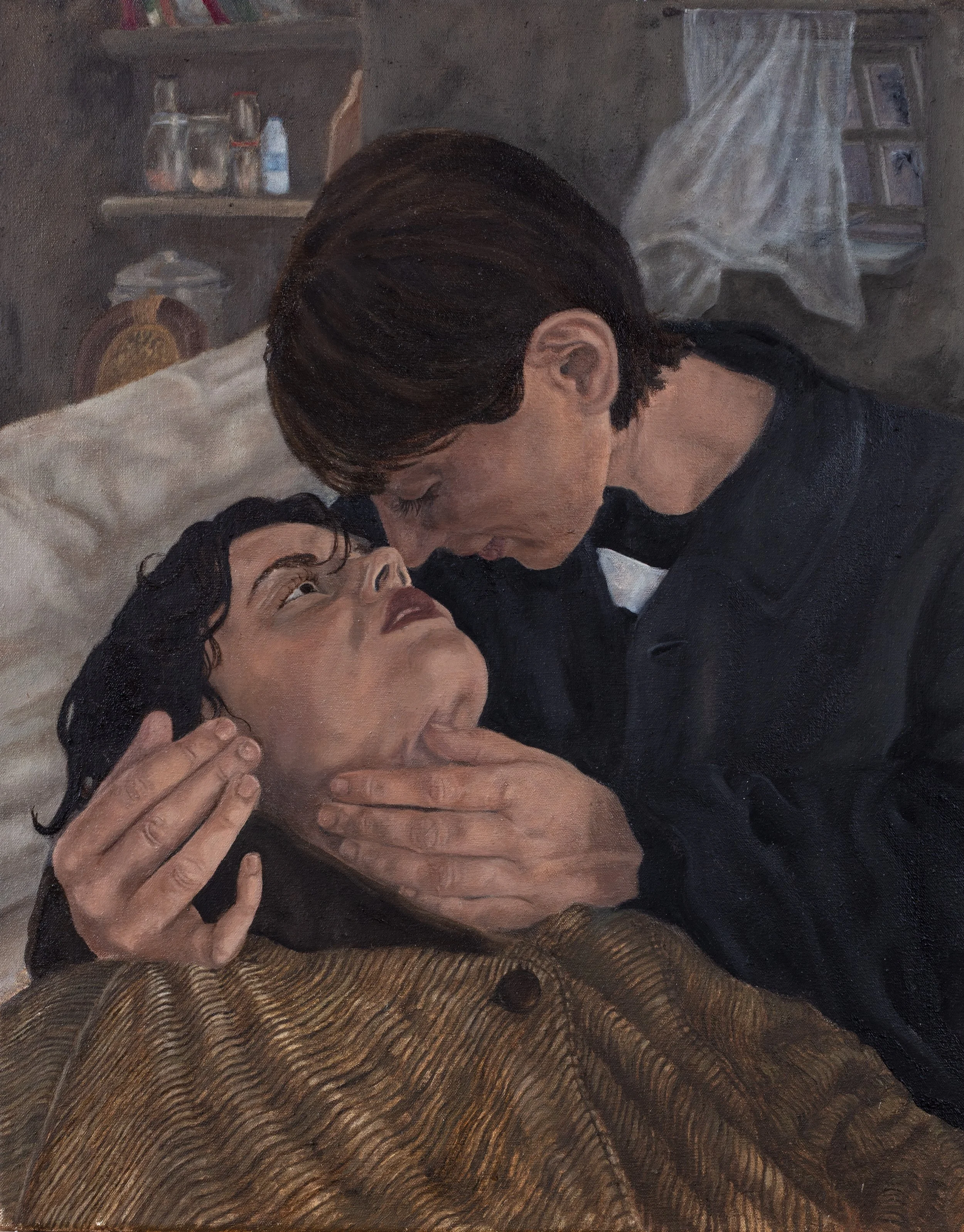 'Homecoming,' oil on canvas, 40x50cm 