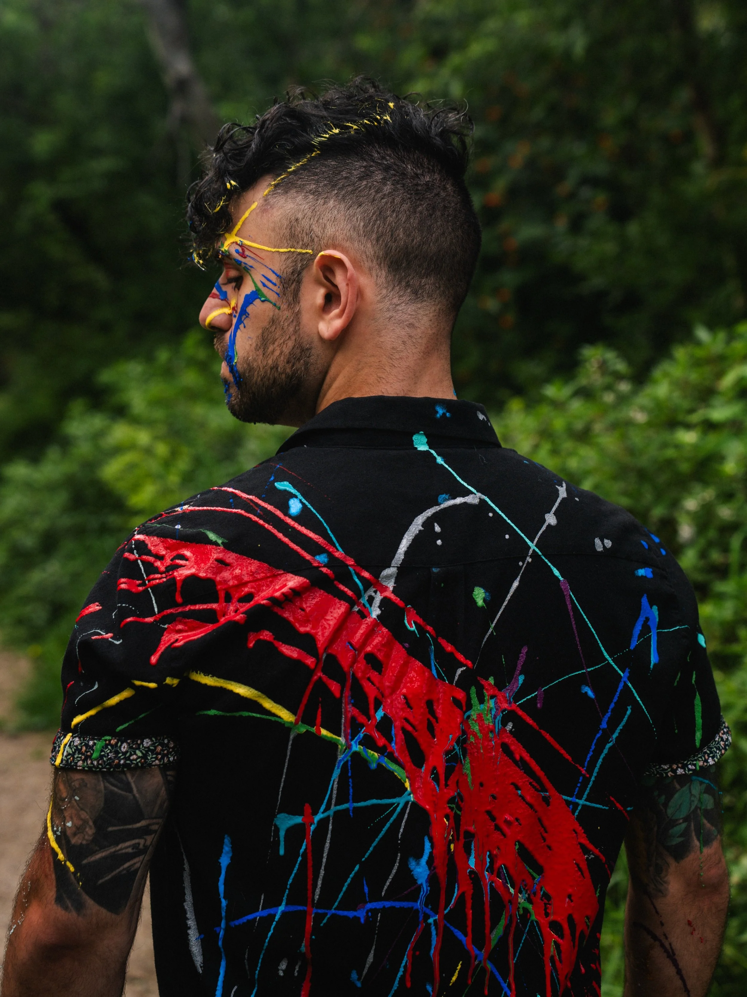 🎨 BRUH WHY ARE YOU COVERED IN PAINT!? 🎨 

I use colors to represent specific emotions in my music. Every song I release gets assigned a "color zone" based on the specific feeling it's built around!

This idea was inspired by the book 'Per