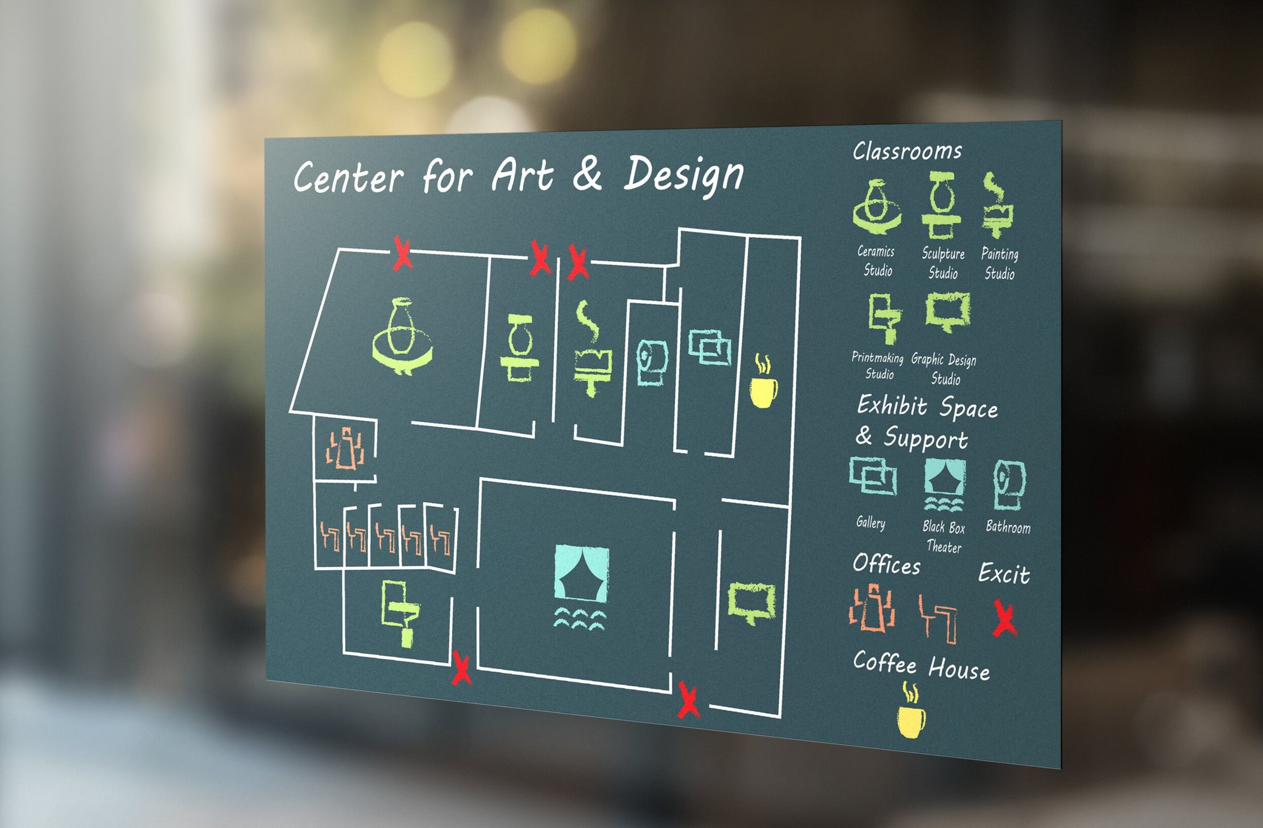 Center for Art & Design Map