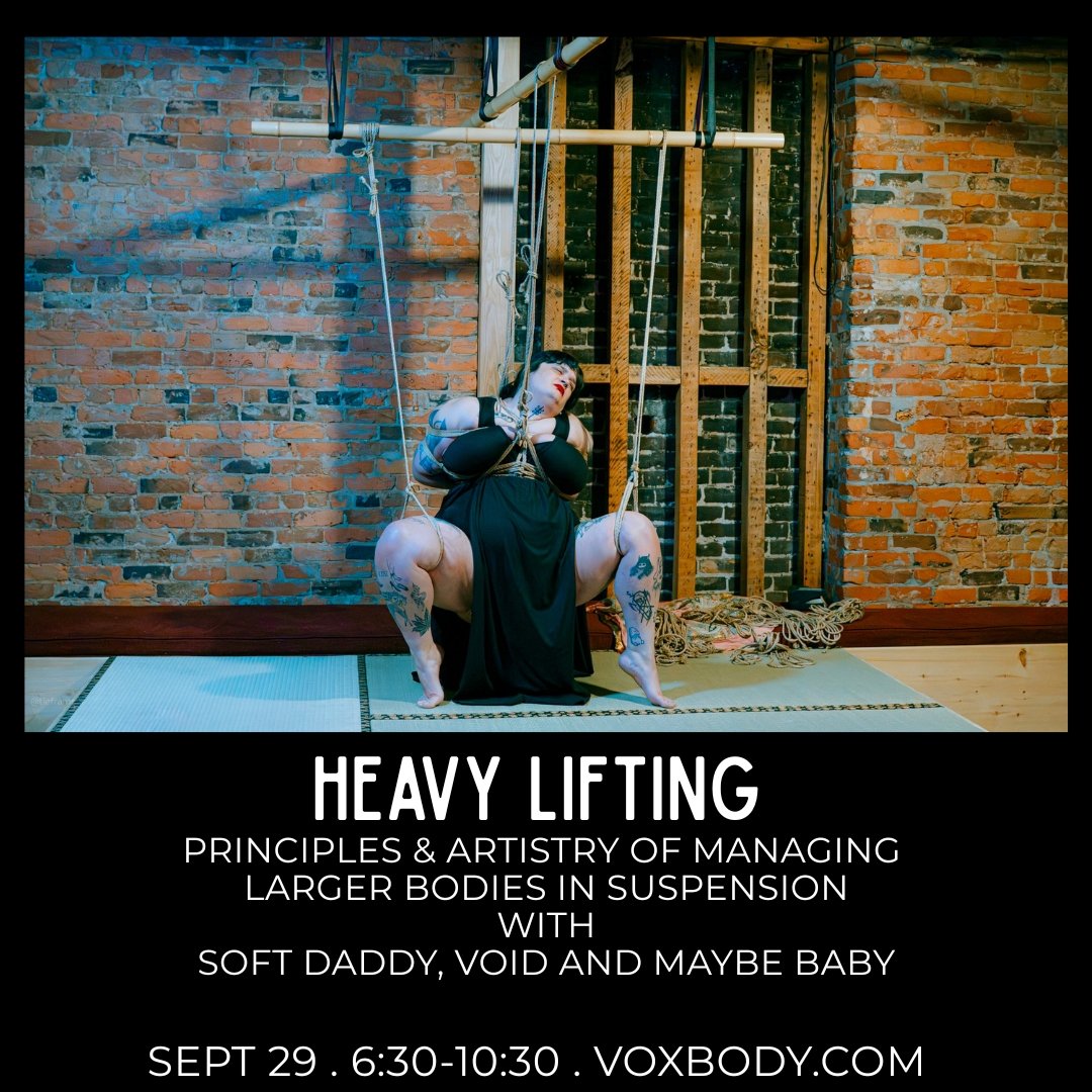 Heavy Lifting: Principles &amp; Artistry of Managing Larger Bodies in Suspension