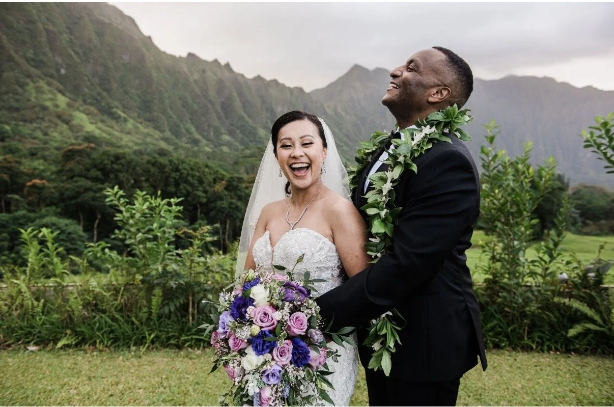 Wedding Photo Mark G. Valencia and his wife