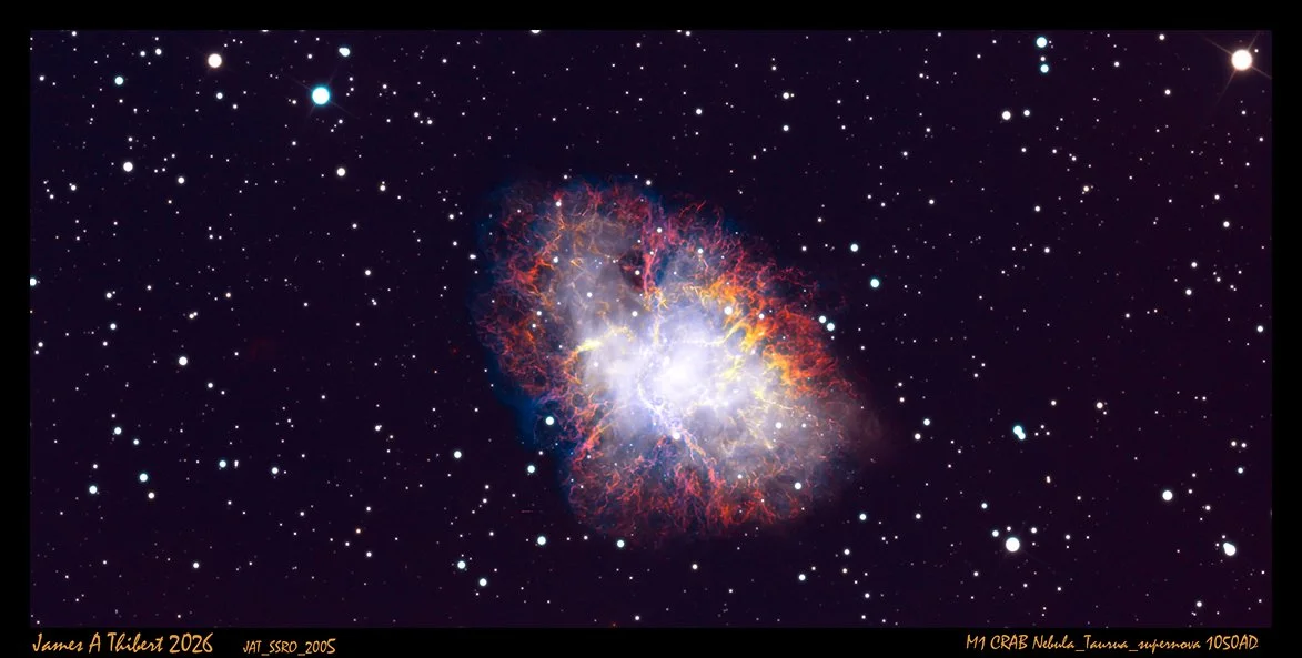 M1 Crab Nebula closeup