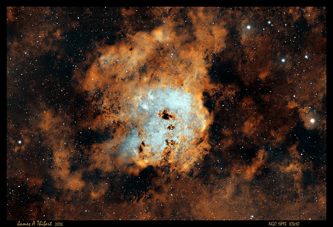 NGC1893 Open Cluster and Nebula in Auriga