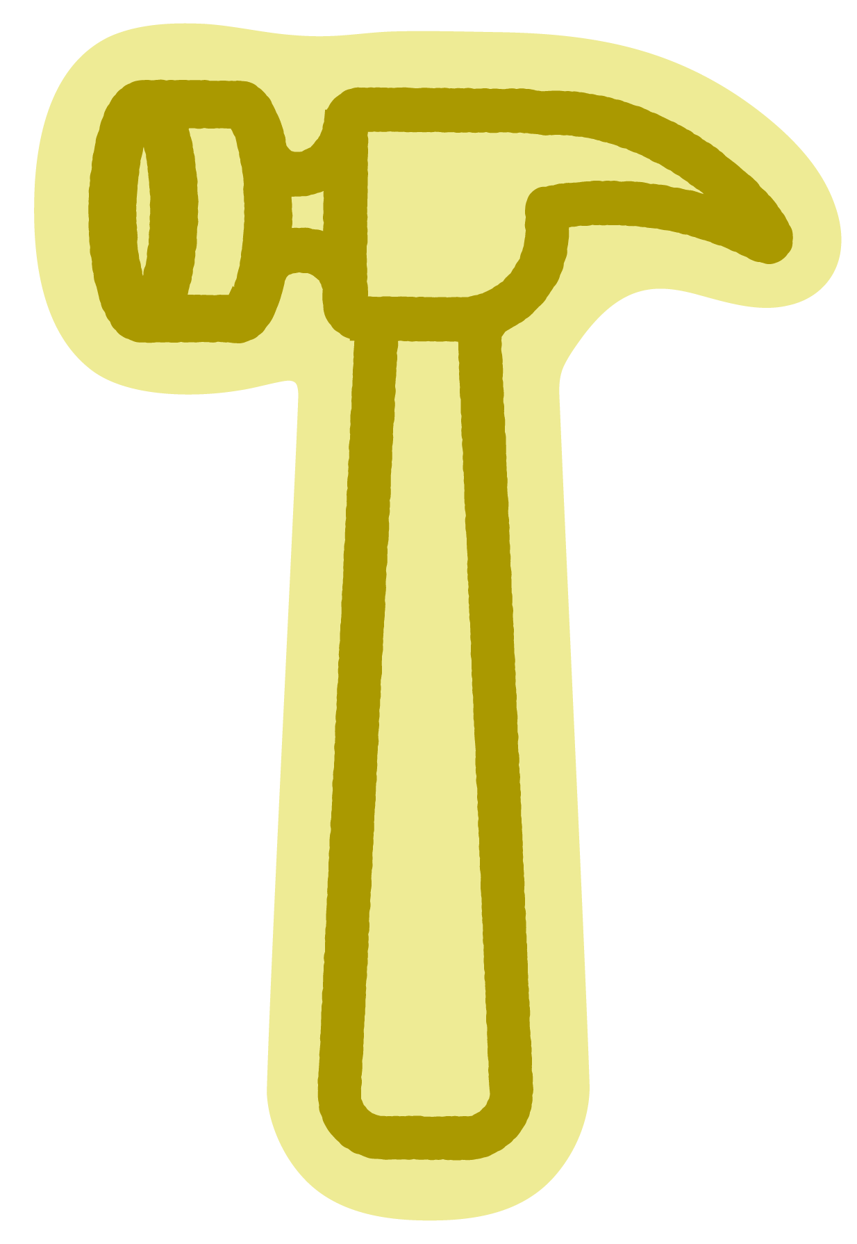 Stylized yellow cornet trumpet icon on a black background