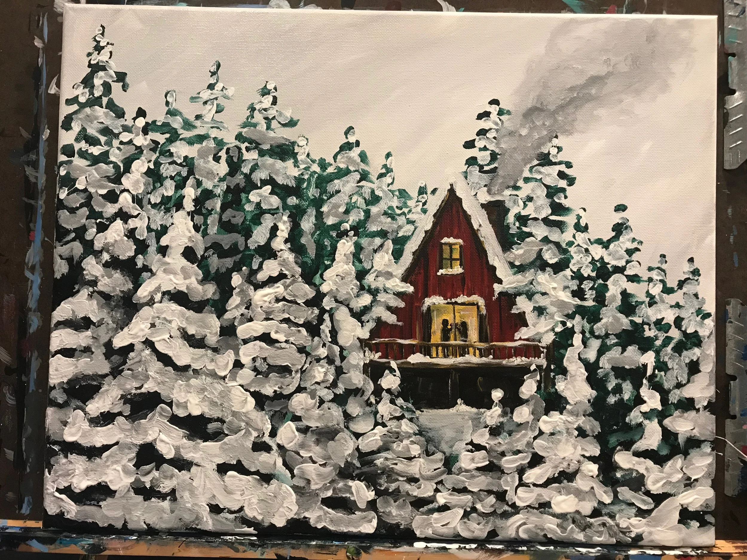 Snowy Chalet