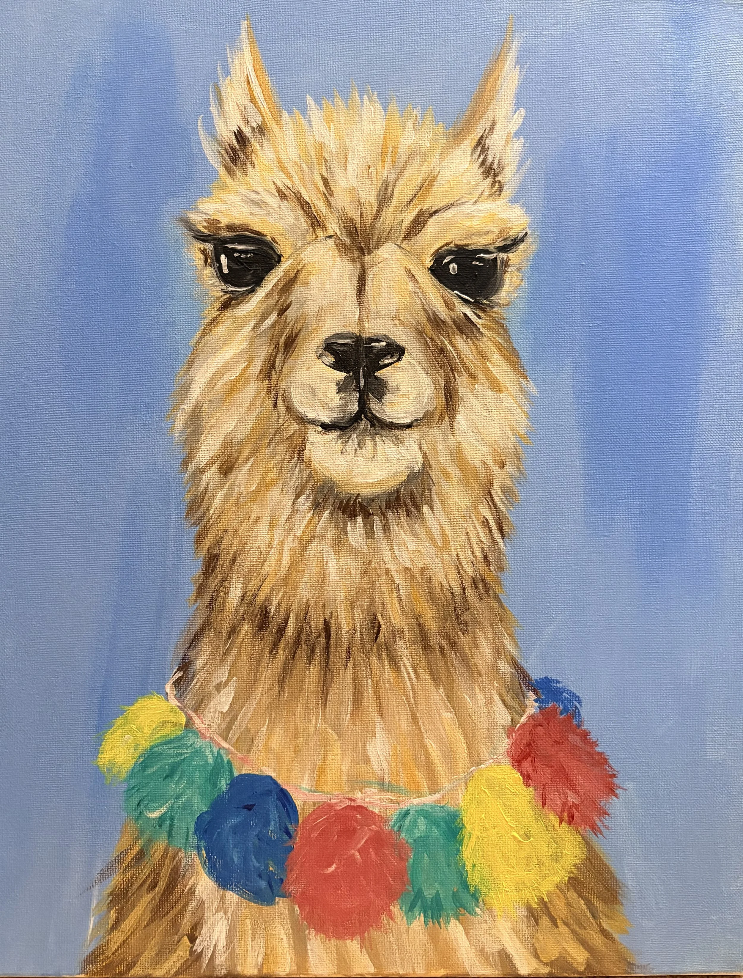 Cheerful Llama